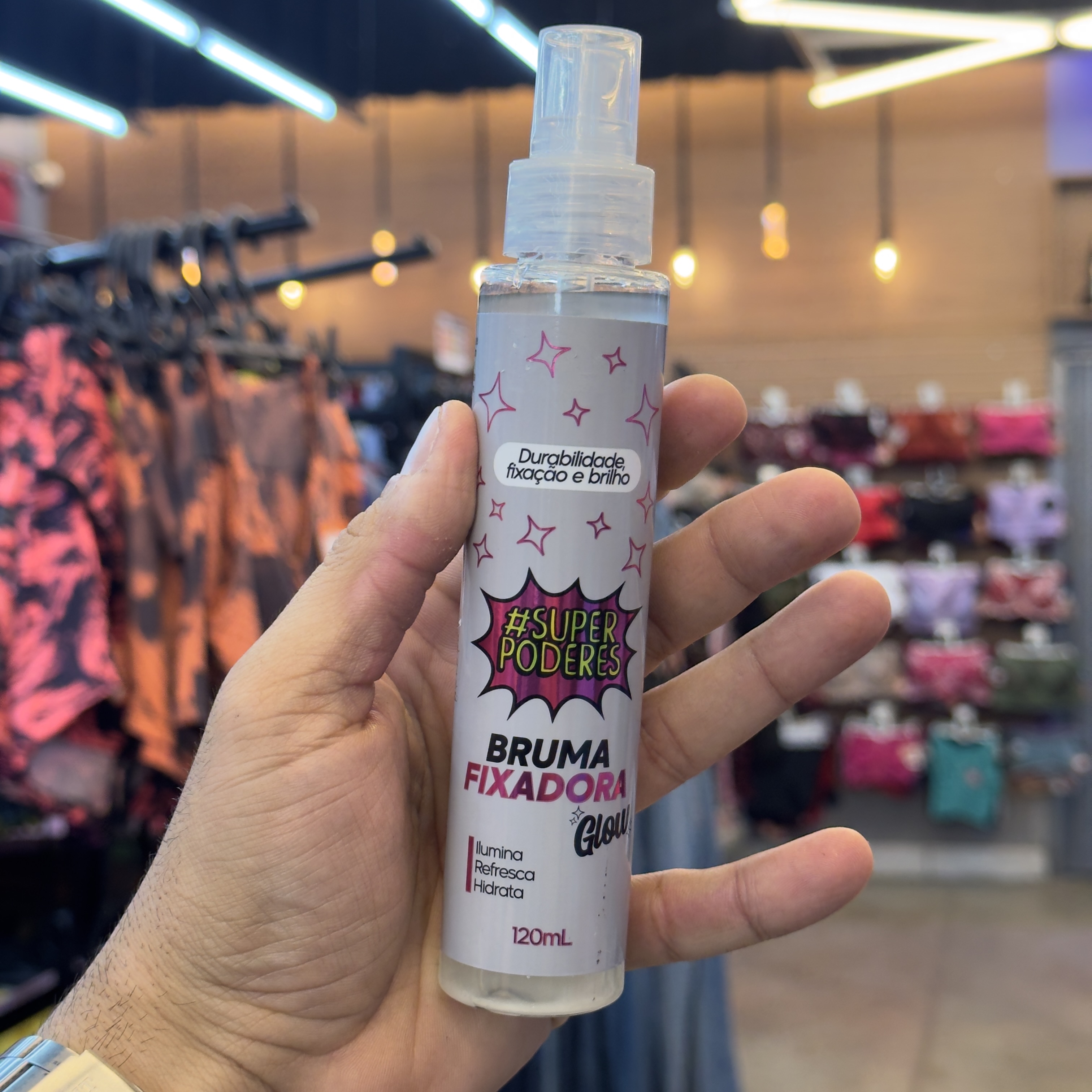 Bruma fixadora Glow super poderes 120ml bfsp03