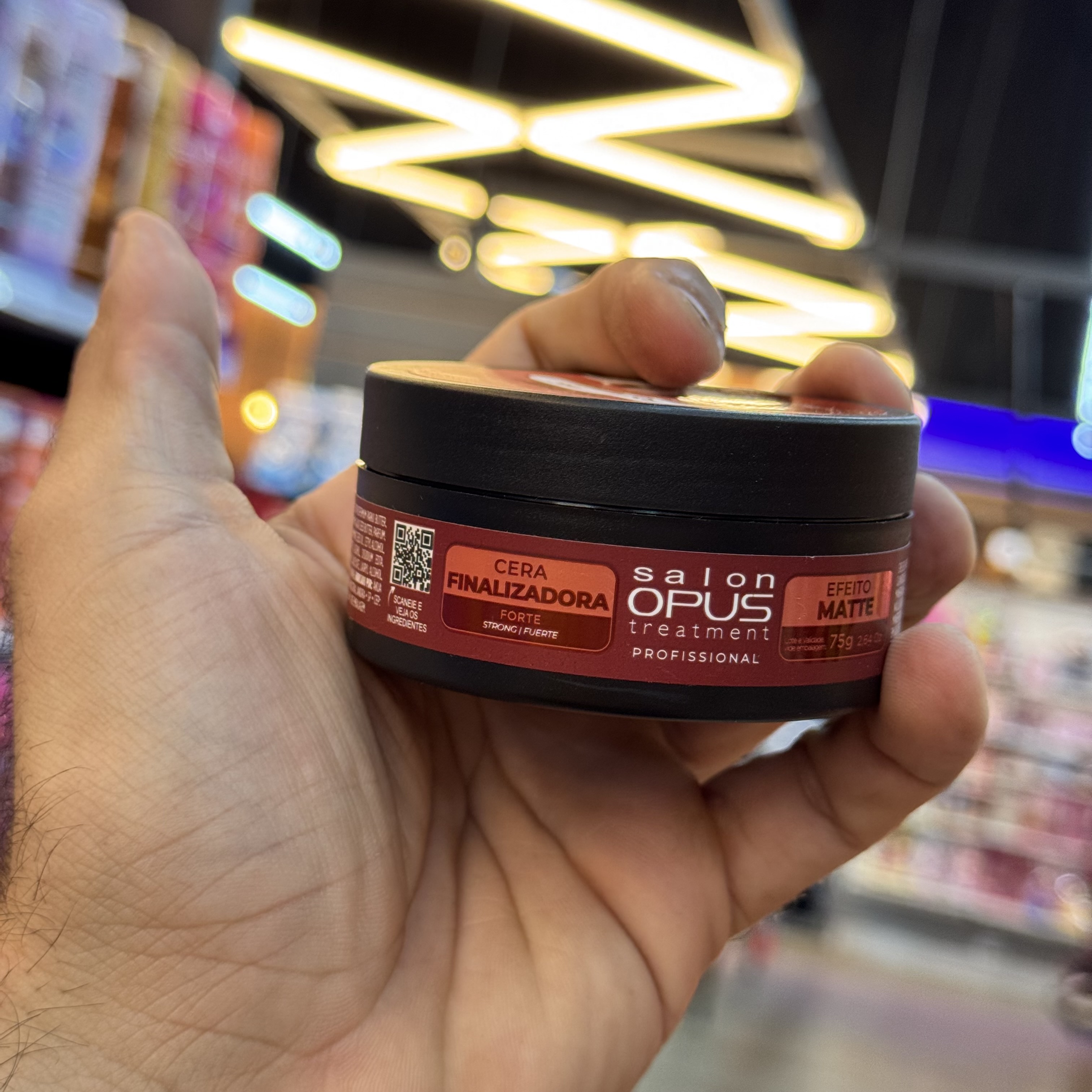 CERA CAPILAR SALON OPUS FORTE EF MATTE 75g
