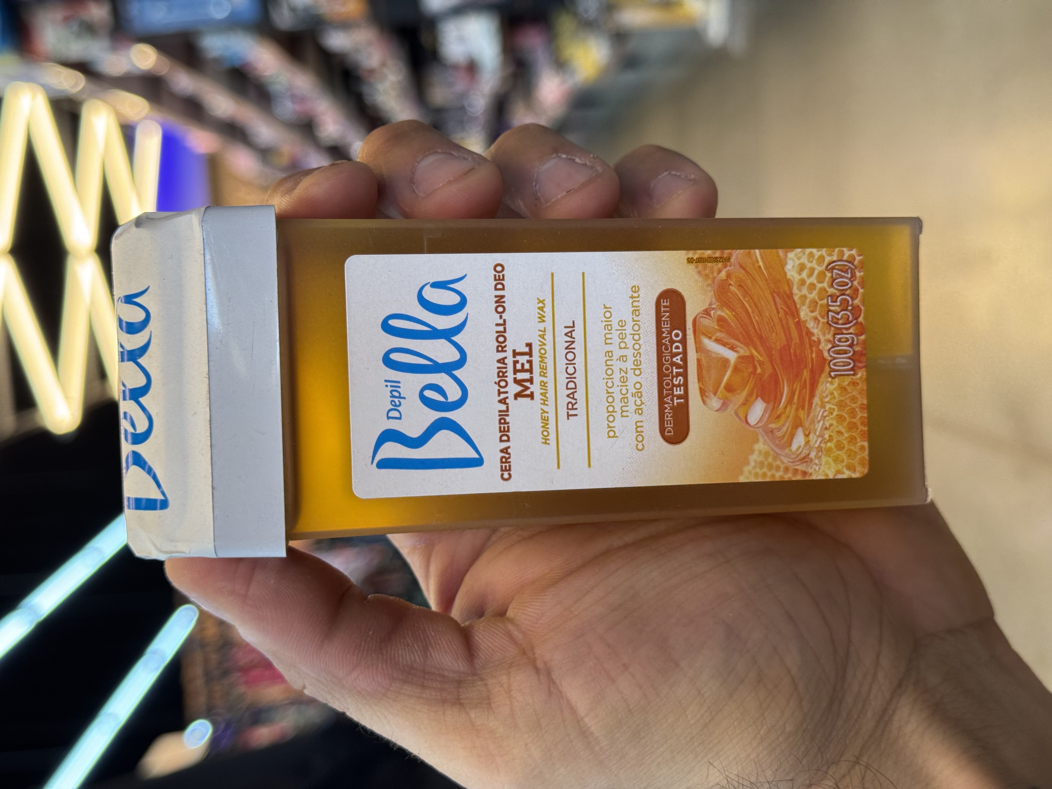 CERA DEPILATORIA DEPILBELLA ROLLON MEL 1X100GR