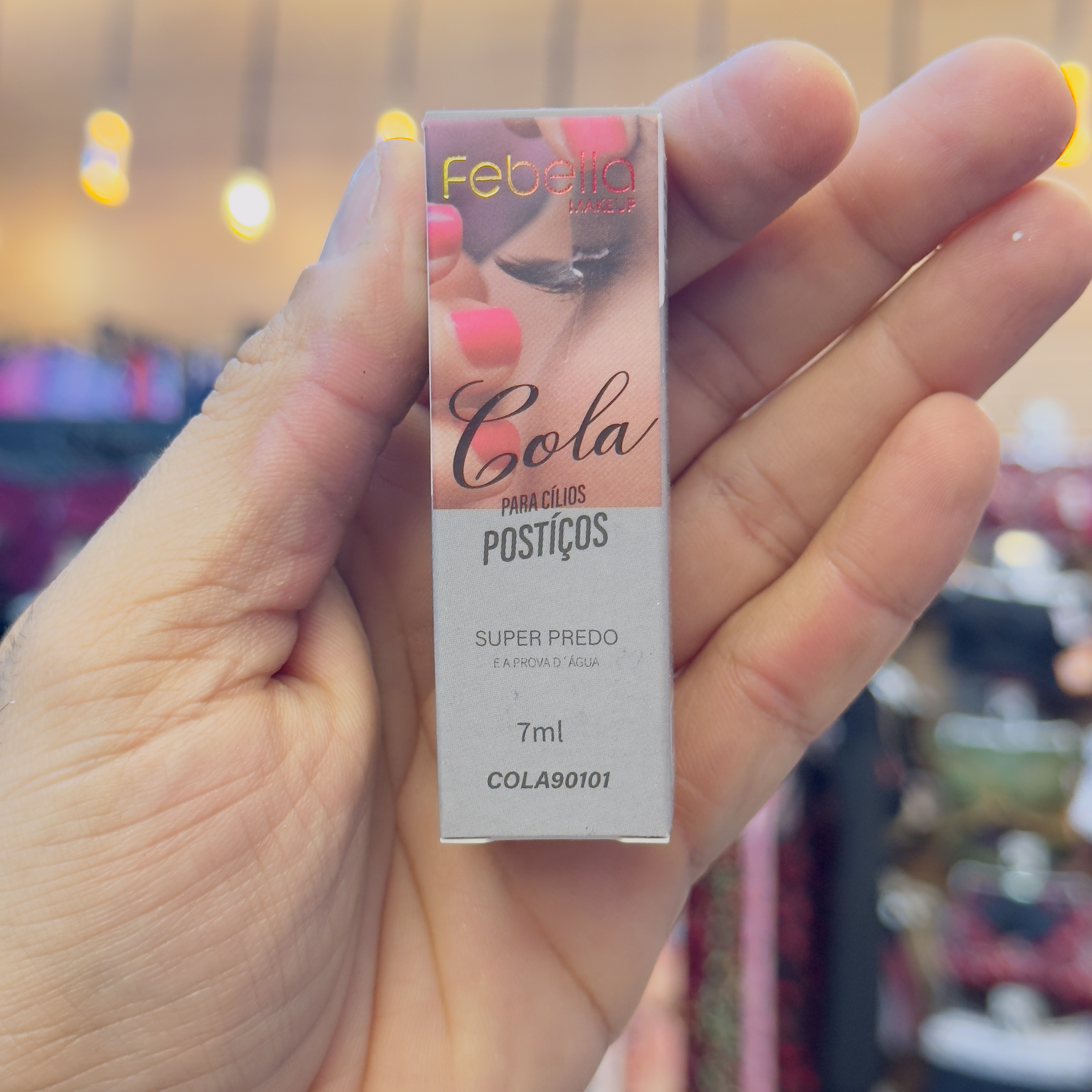Cola Para Cilios postiços Febella 7ml 