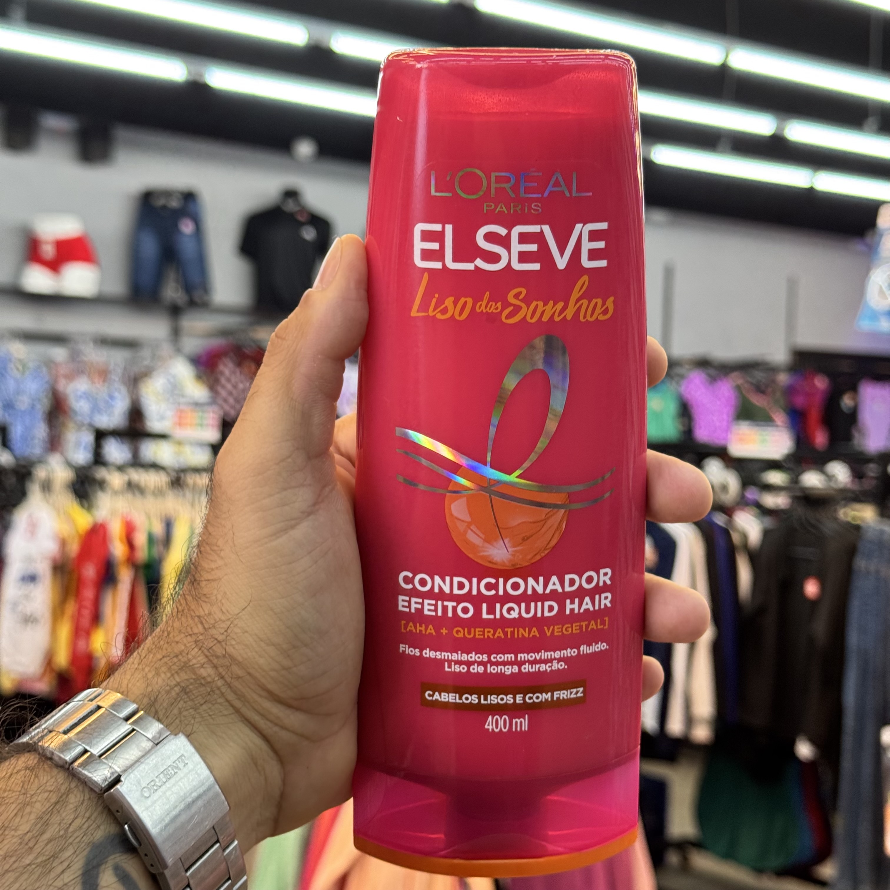 CONDICIONADOR ELSEVE BIG LISO DOS SONHOS AHA+QUERATINA 1X400ML