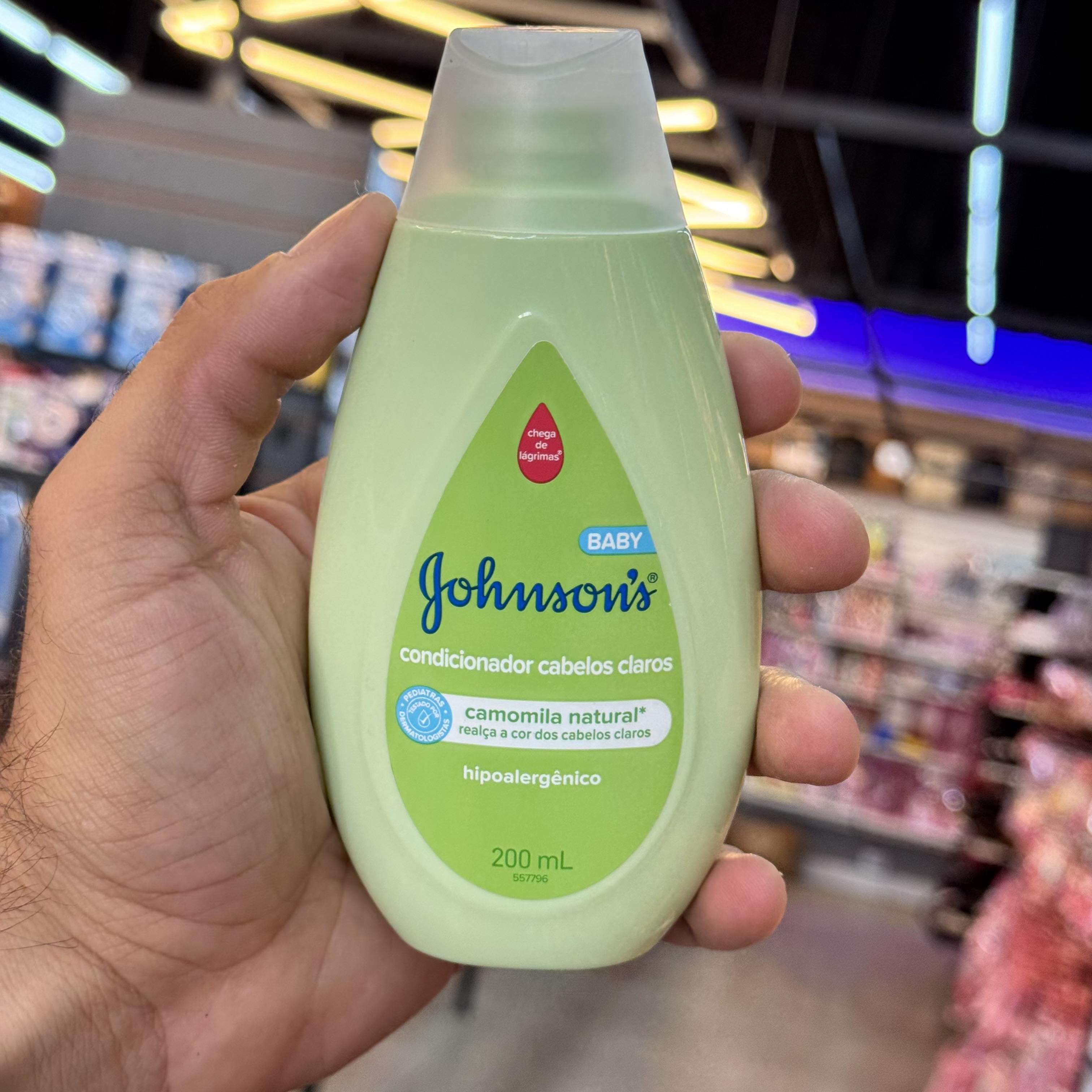 Condicionador Infantil Johnson´s Baby Cabelos Claros 200ml