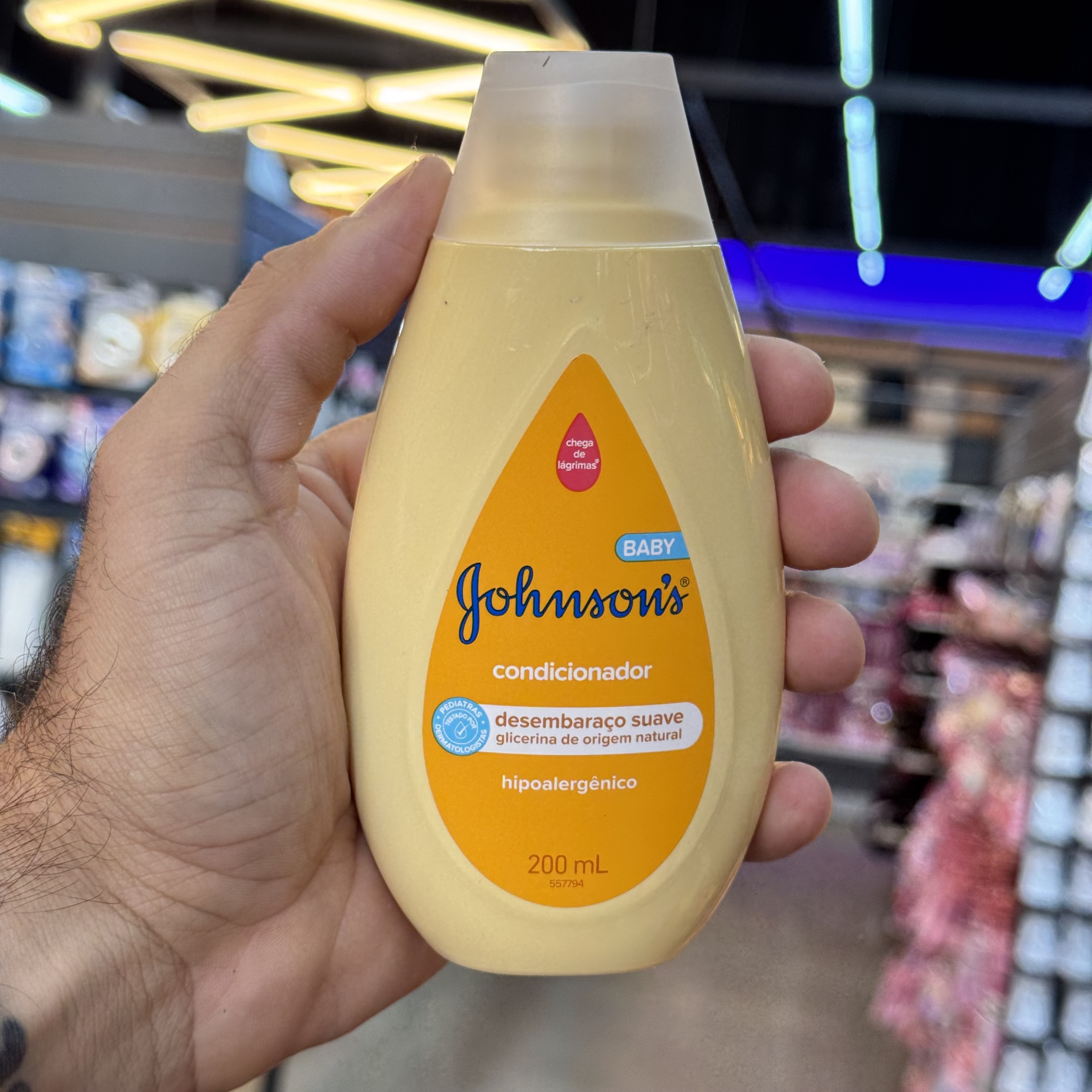 Condicionador Infantil Johnson´s Baby Glicerina 200ml
