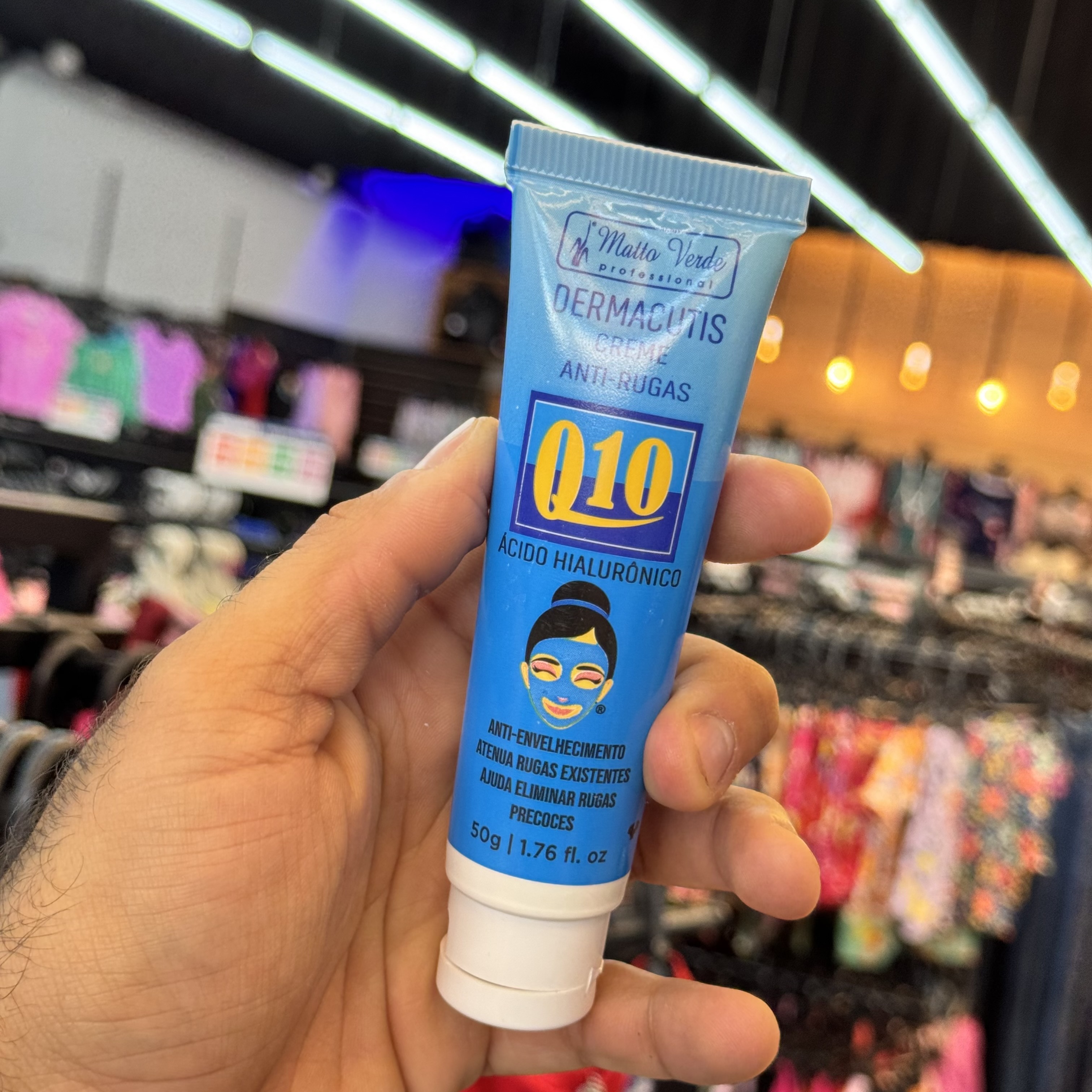 Creme Anti Rugas Dermacutis Q10 Mato Verde