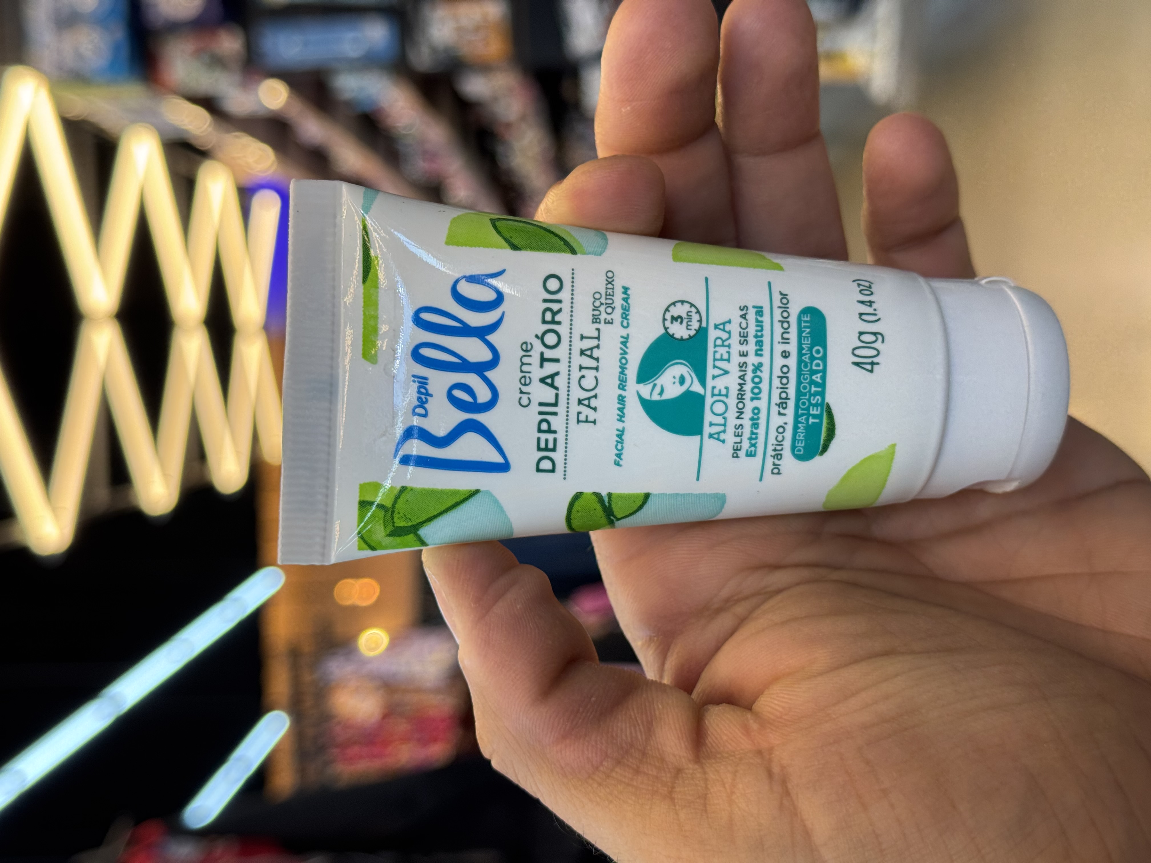 Creme Depilatório Facil Aloe Vera Depil Bella 40g