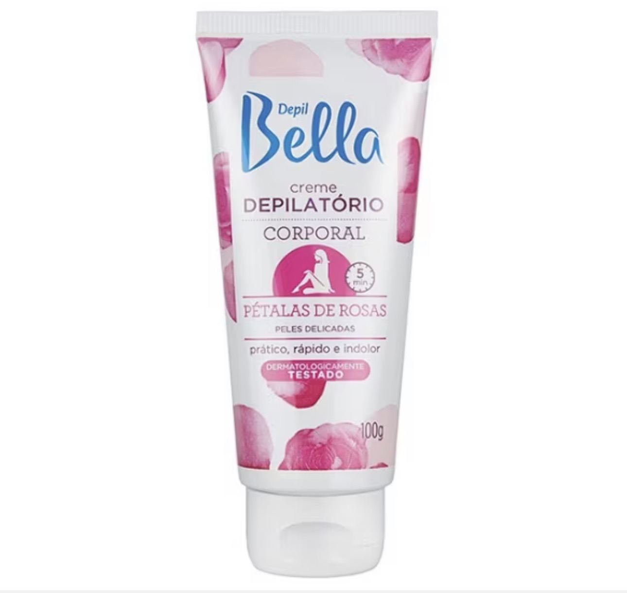 Creme Depilatório Facil Pétalas de Rosas Depil Bella 100g