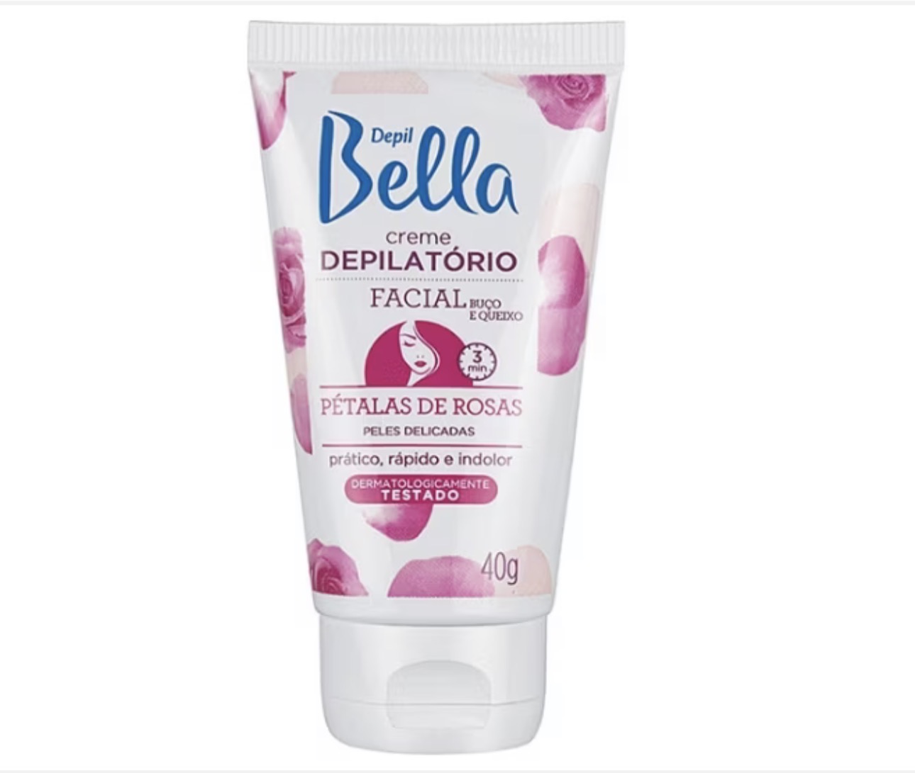 Creme Depilatório Facil Pétalas de Rosas Depil Bella 40g