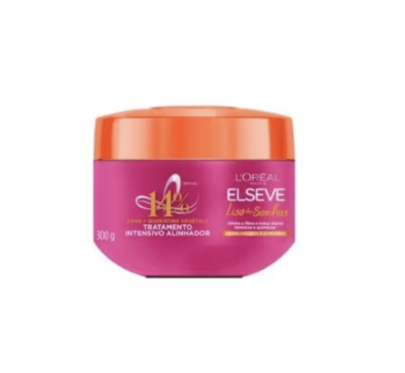 CREME HIDRATANTE ELSEVE LISO DOS SONHOS AHA+QUERATINA 1X300GR