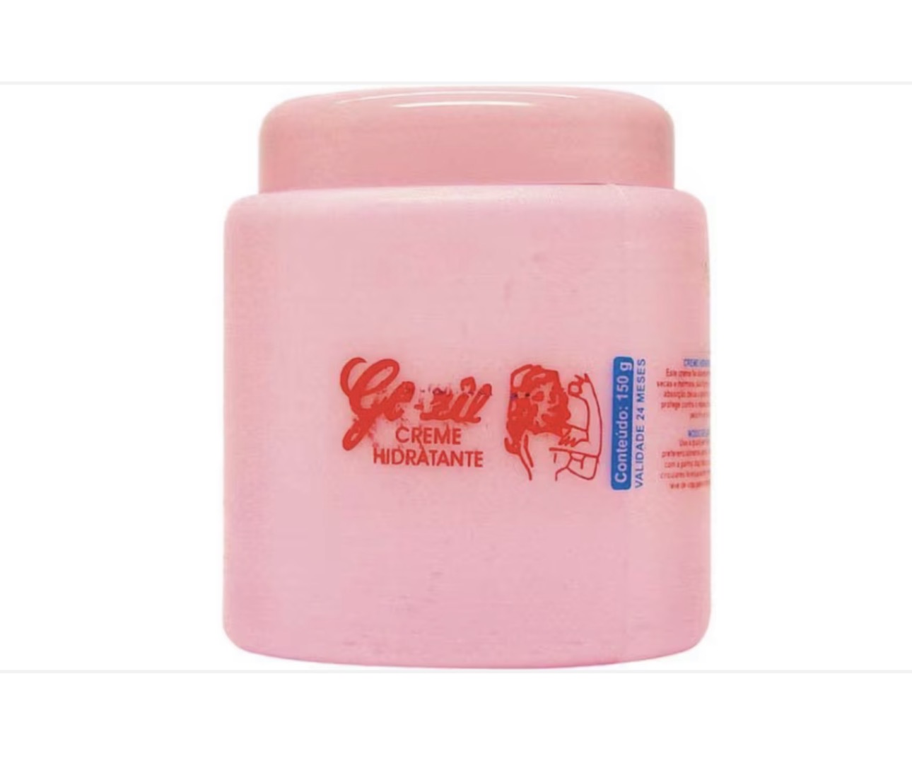 Creme Hidratante Para Pés e Mãos Ge-zil Rosa 160g