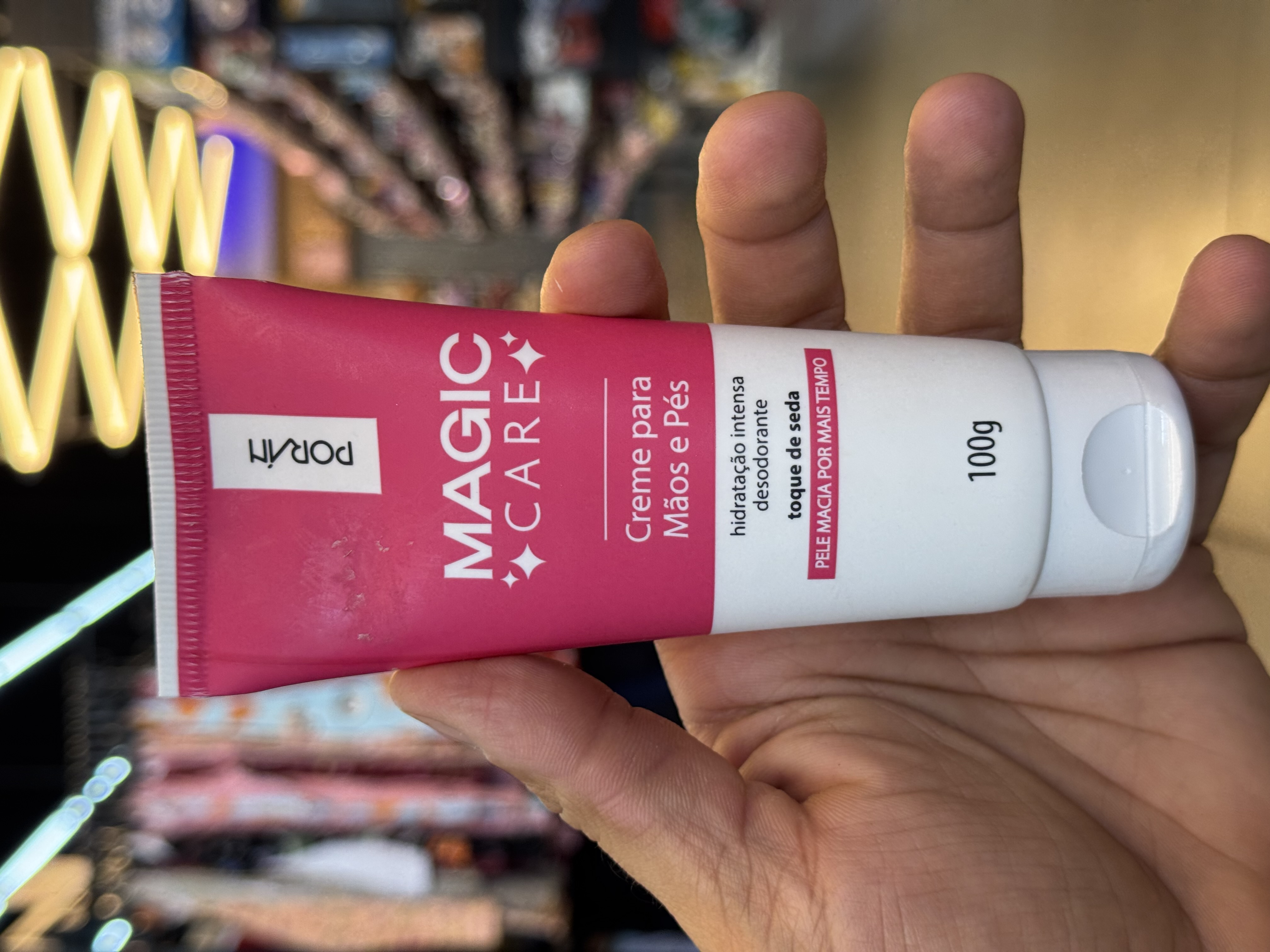 Creme para Mãos e pés Magic Care Poran 100g pr344