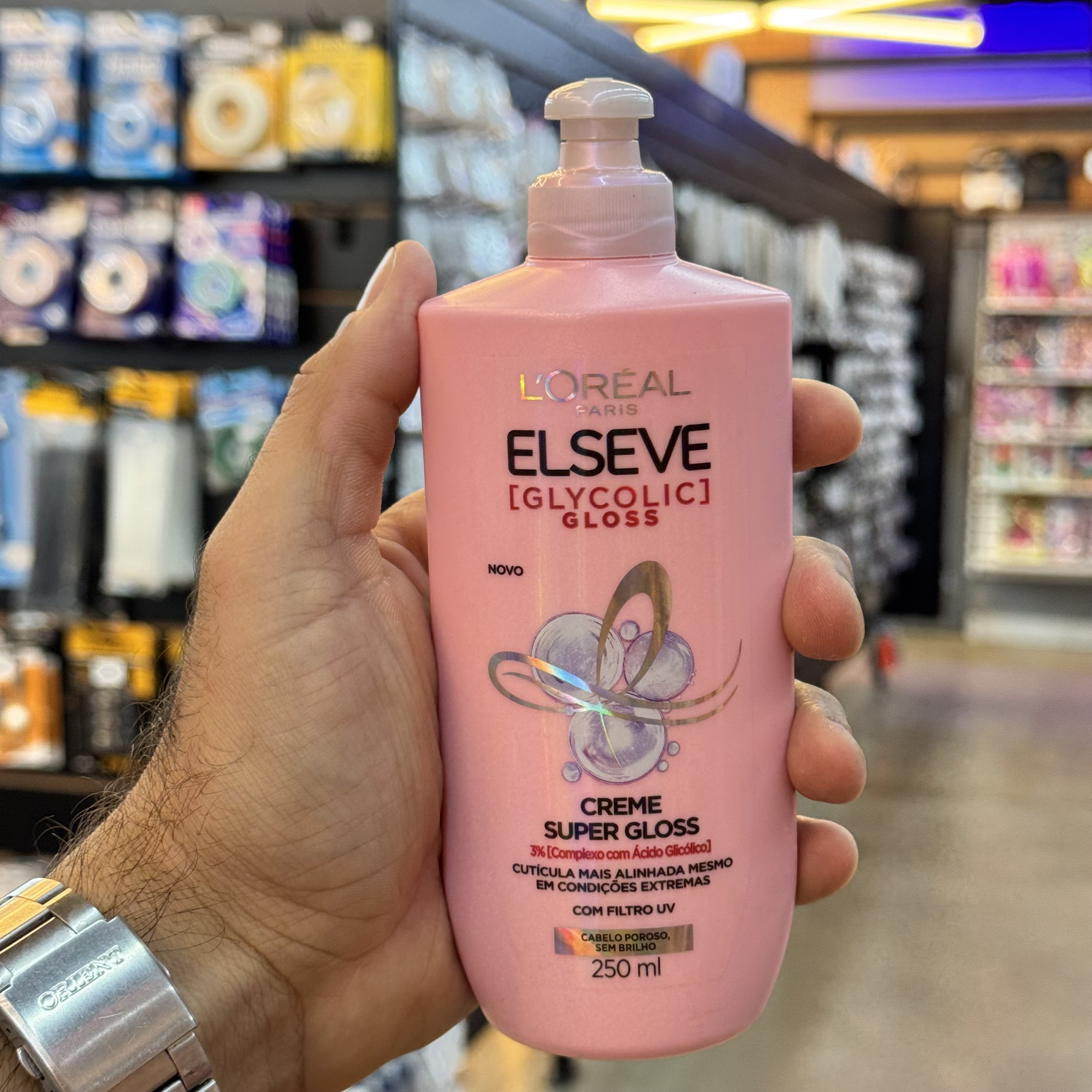 Creme Para Pentear 250ml Elseve L´Oreal Paris Glycolic Gloss