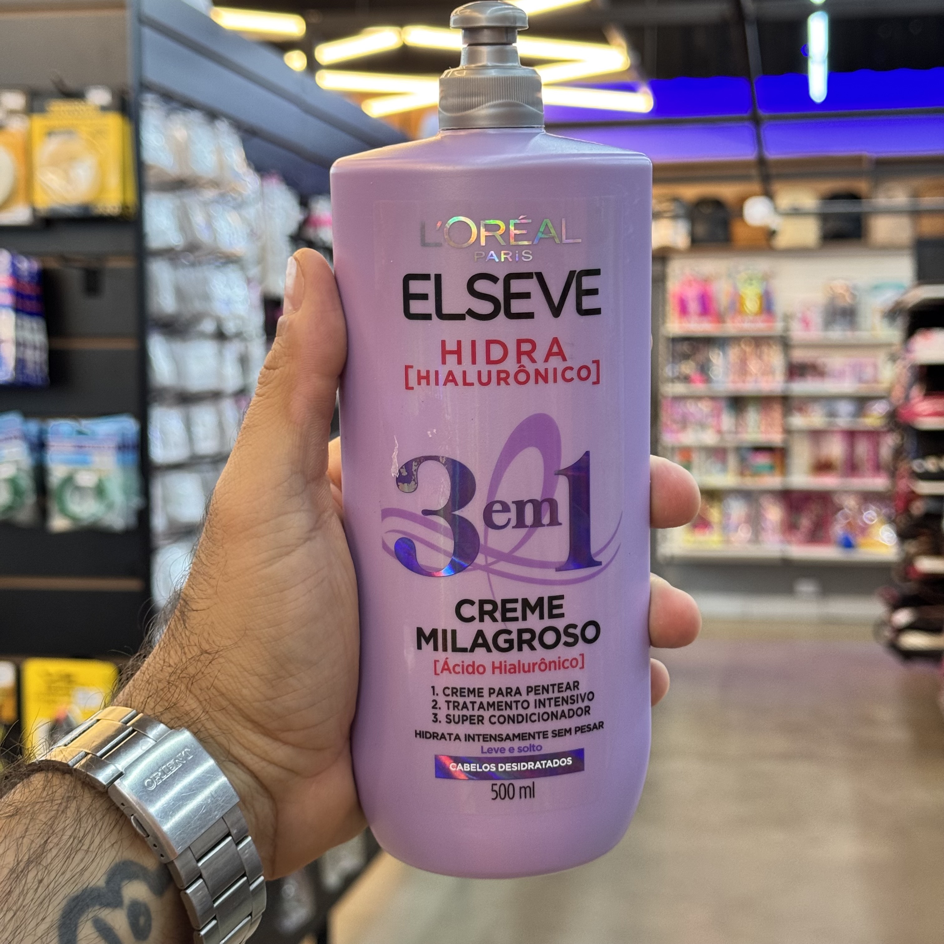 Creme Para Pentear 500ml Elseve L´Oreal Paris Hidra Hialurônico