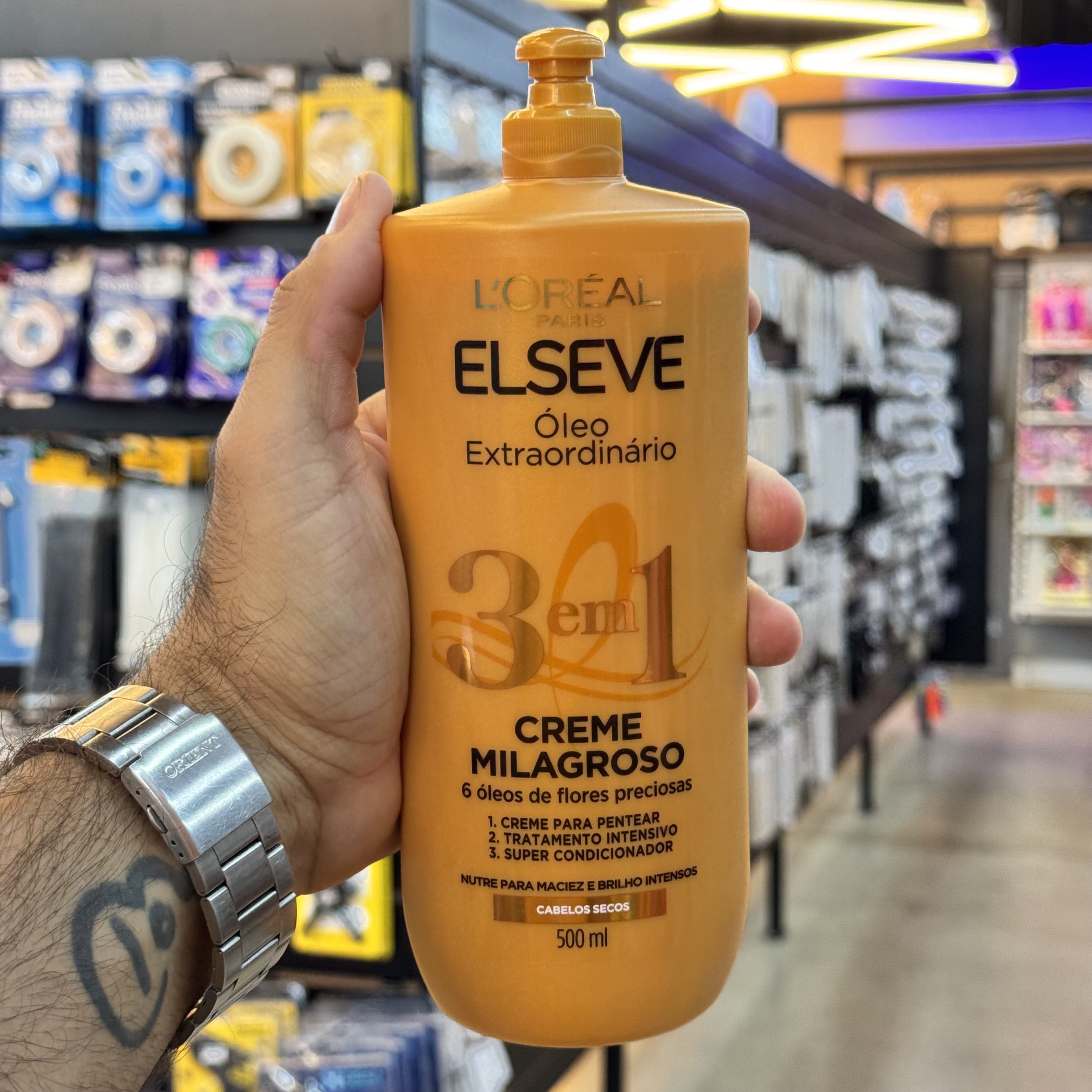 Creme Para Pentear 500ml Elseve L´Oreal Paris Óleo Extraordinário