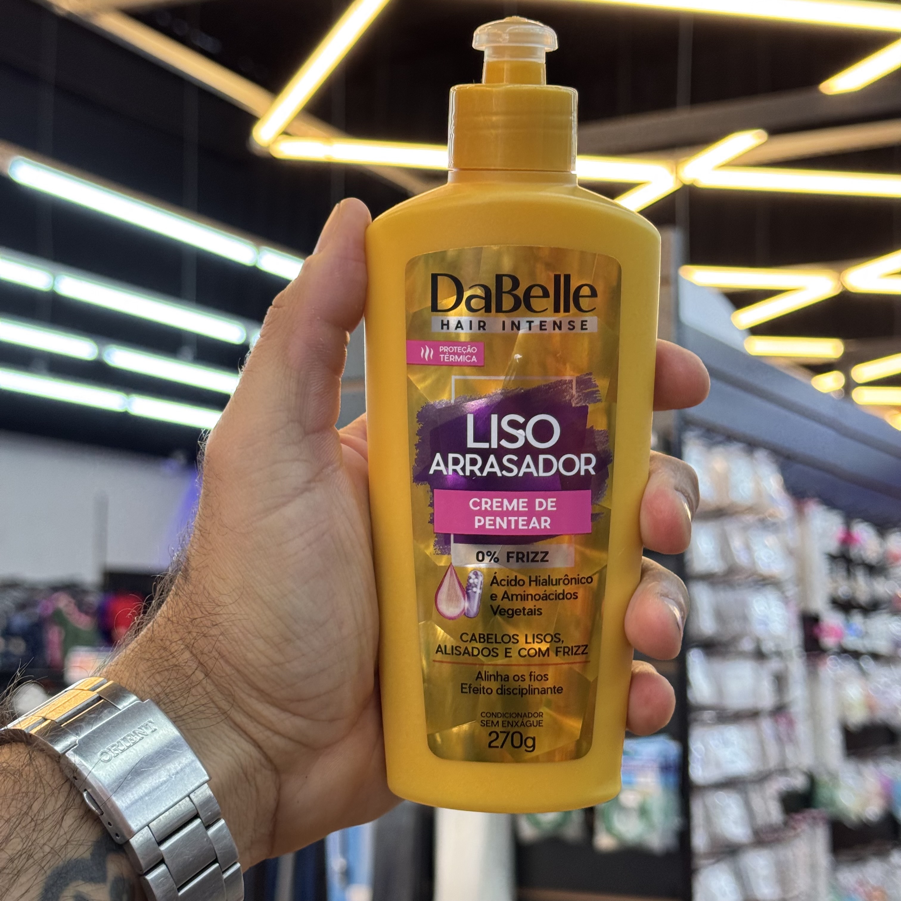 Creme Para Pentear Dabelle Liso Arrasador 270g