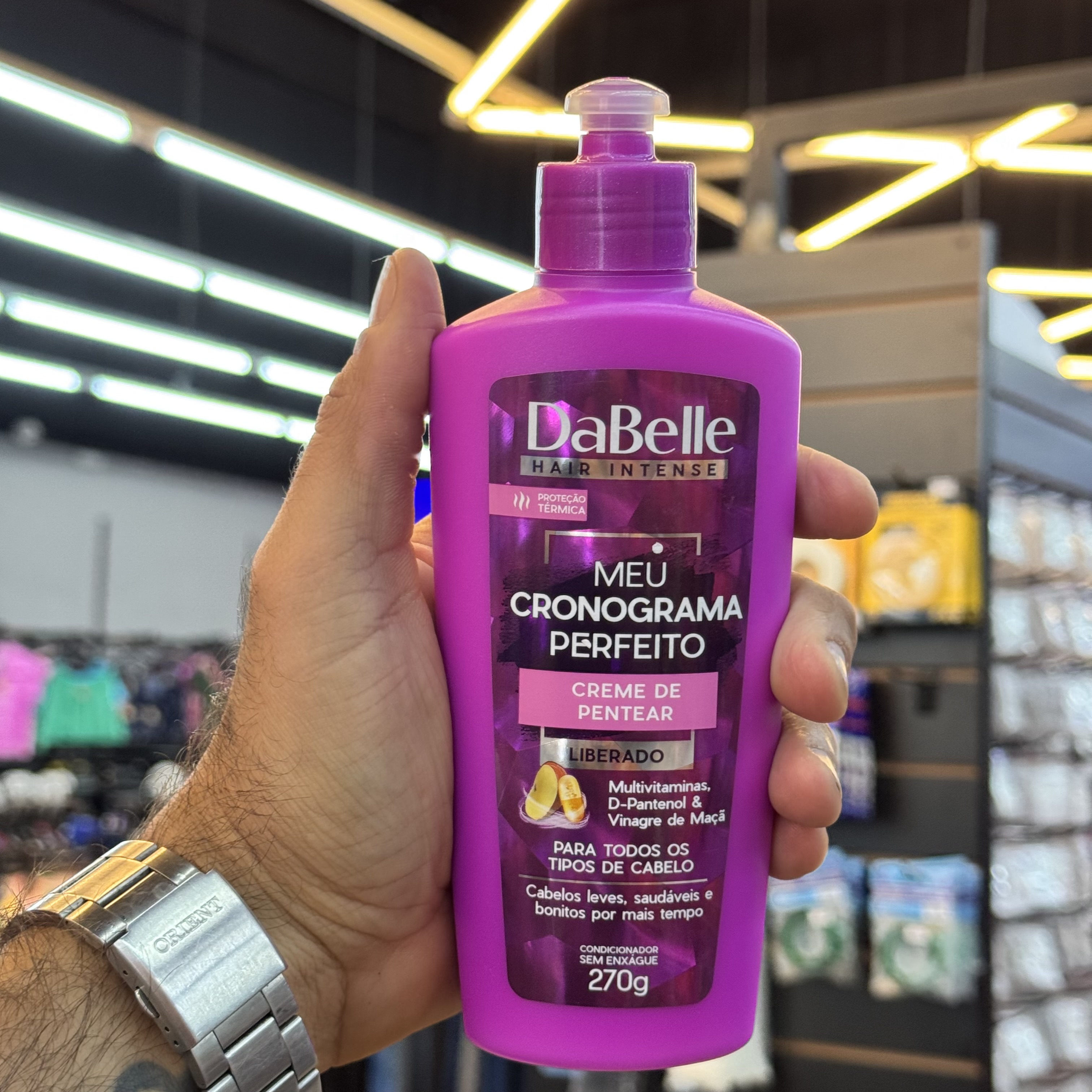 Creme Para Pentear Dabelle Meu Cronograma Perfeito 270g