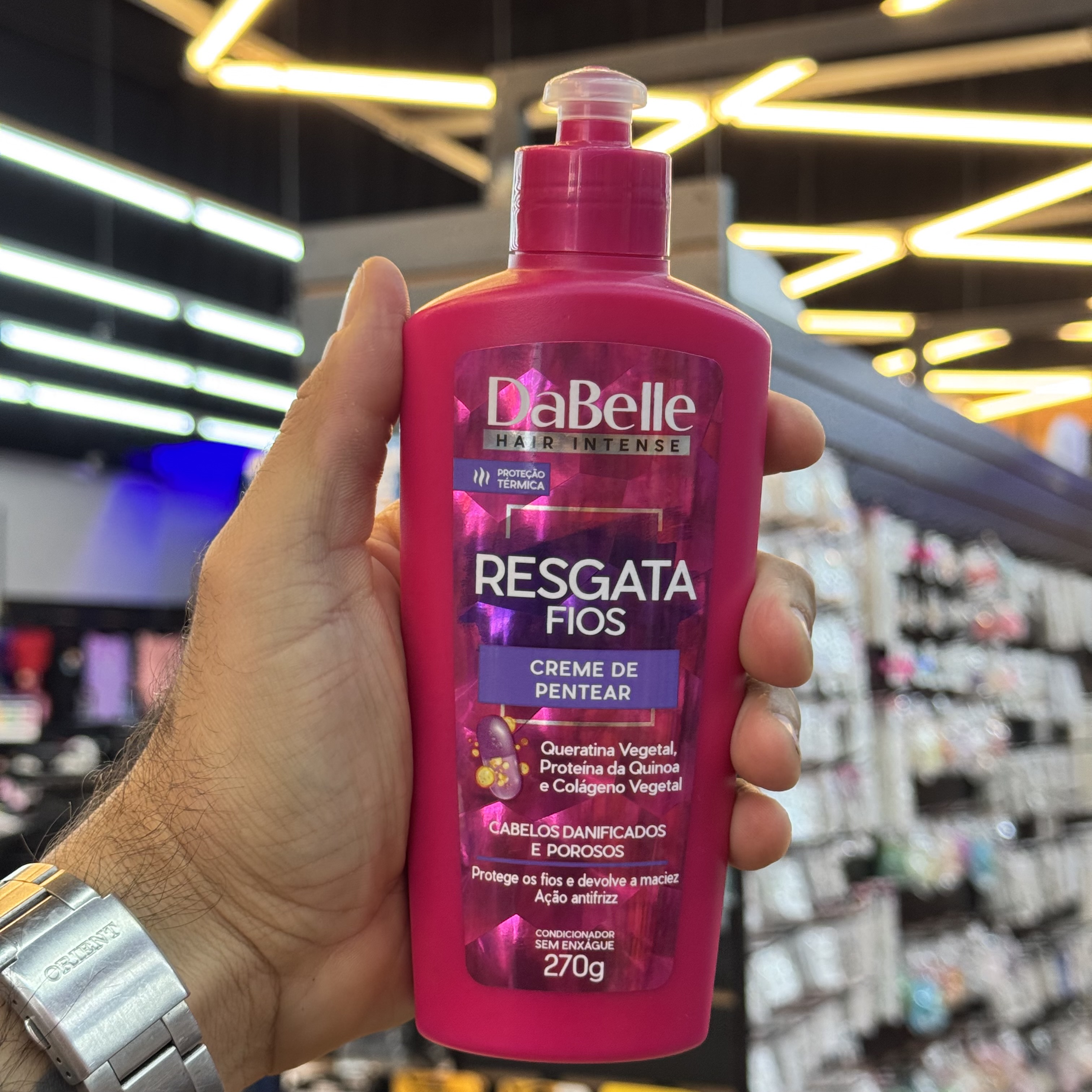Creme Para Pentear Dabelle Resgata Fios 270g