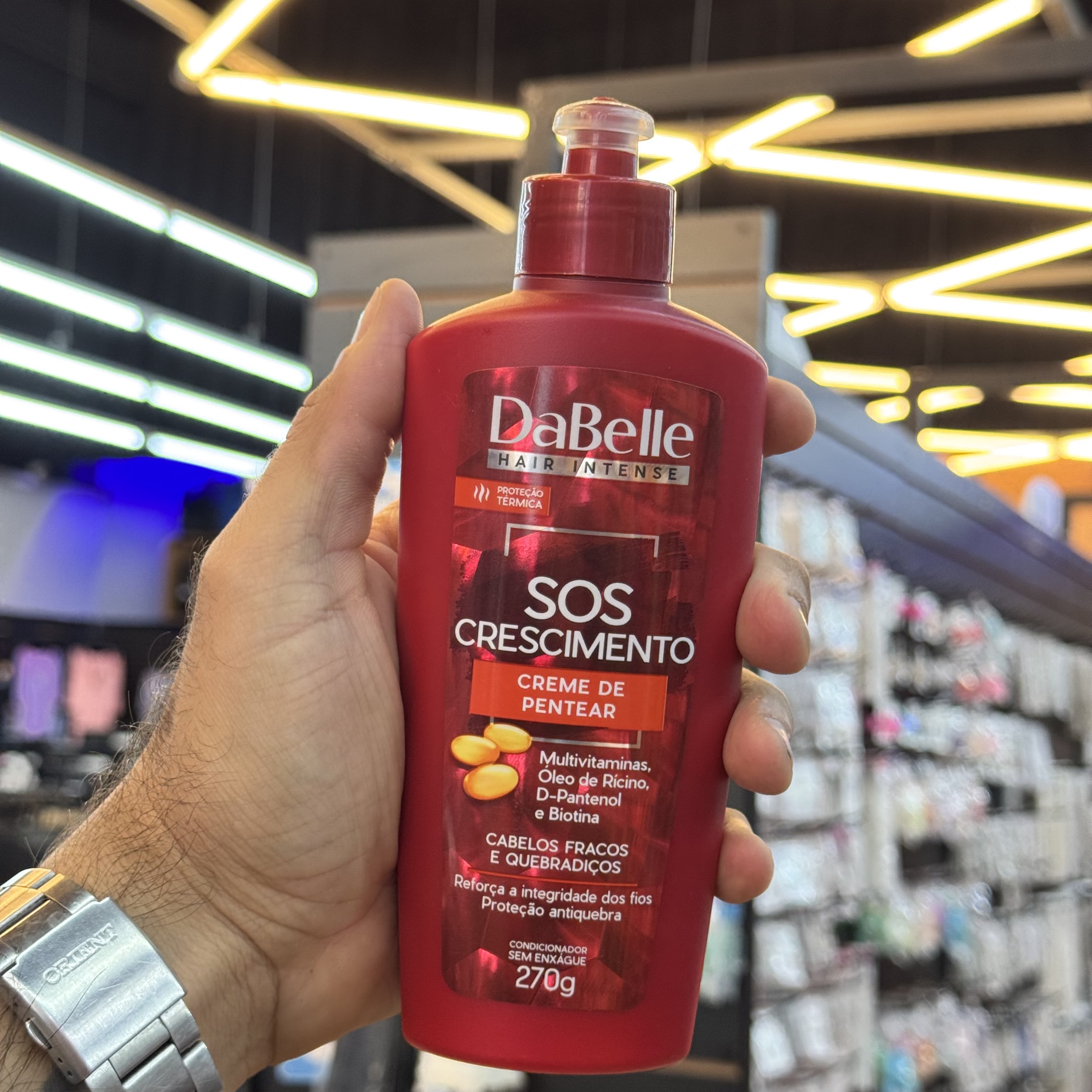 Creme Para Pentear Dabelle SOS Crescimento 270g