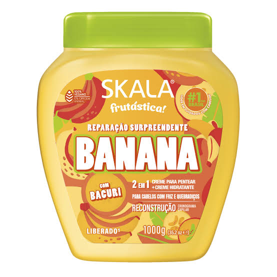 Creme Para Pentear Frutástica Banana Skala 1Kg