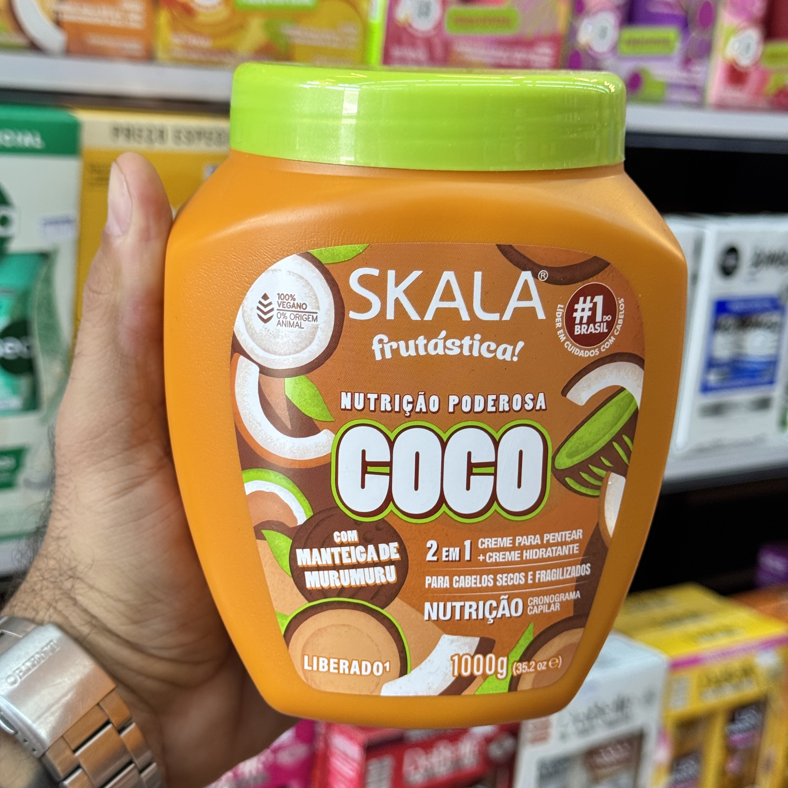 Creme Para Pentear Frutástica Coco Skala 1Kg