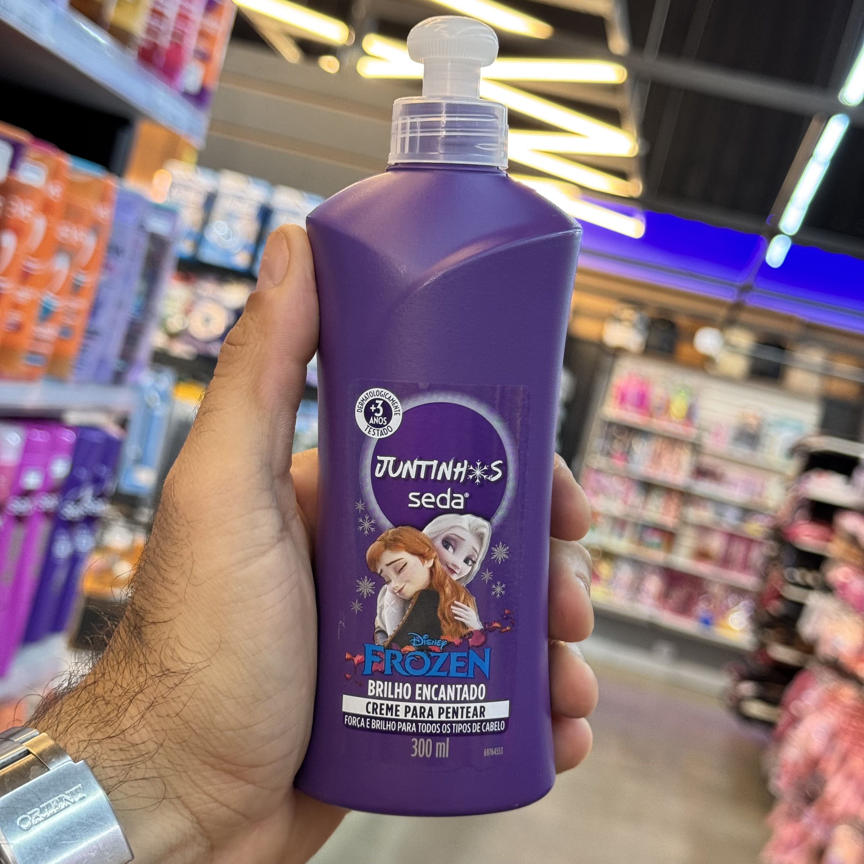 Creme Para Pentear Infantil Seda Frozen 300ml