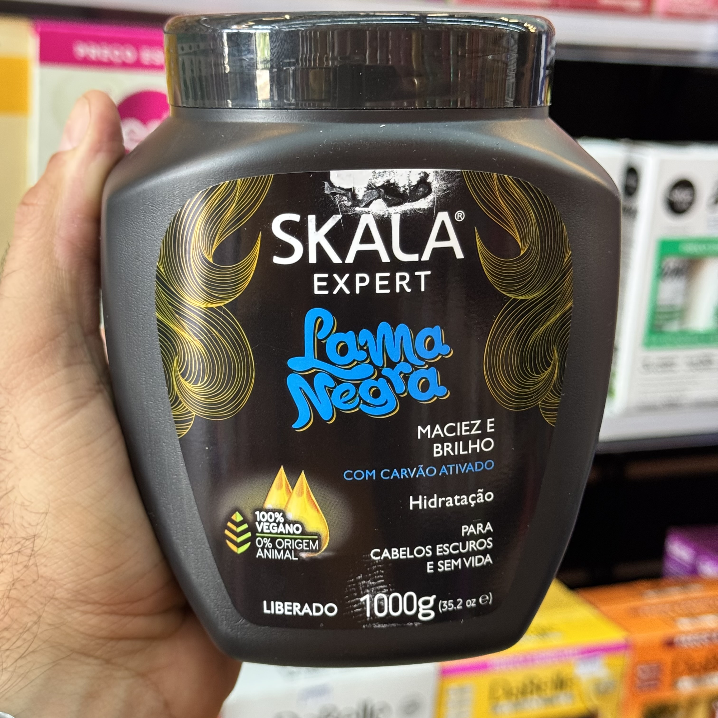 Creme Para Pentear Lama Negra Skala 1Kg