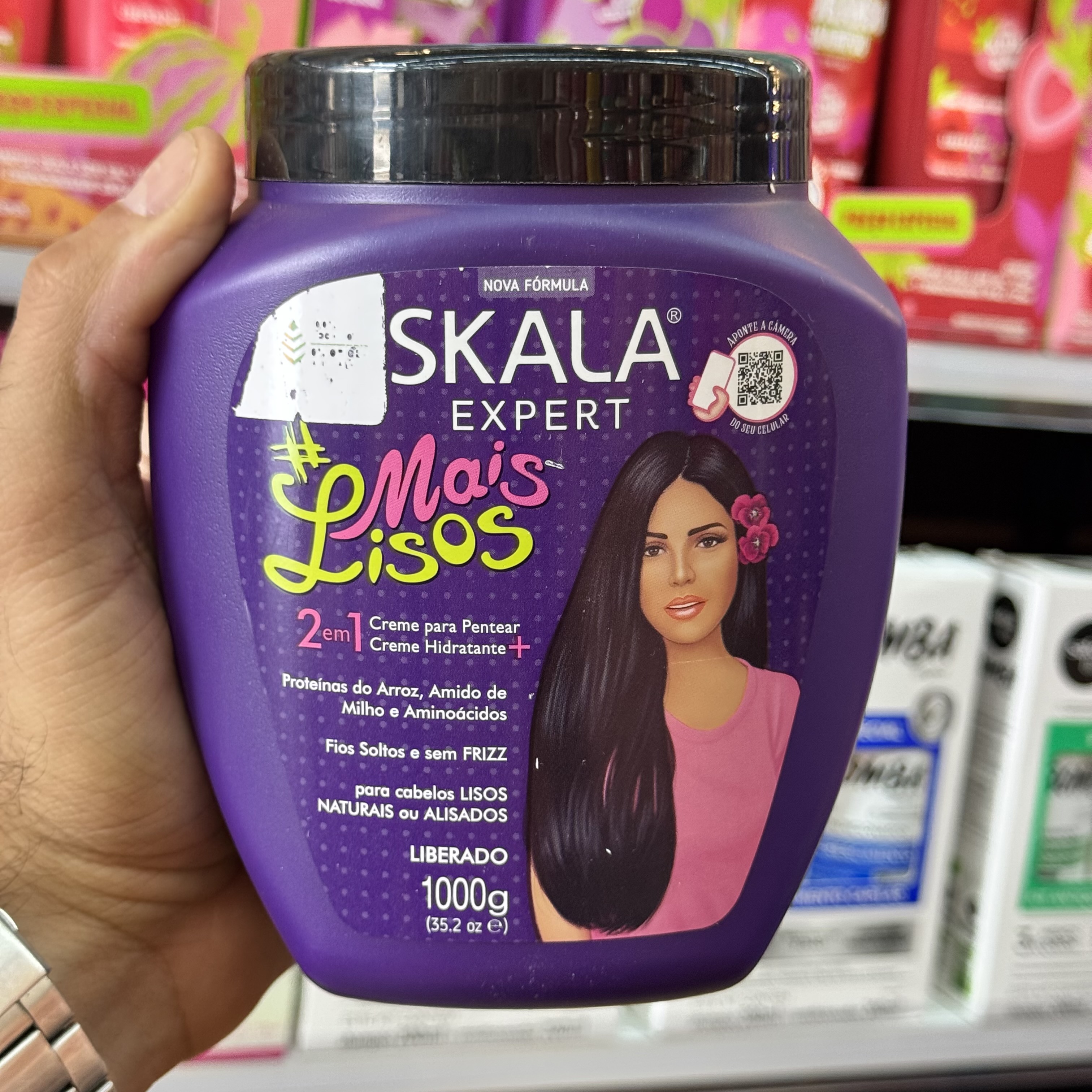 Creme Para Pentear Mais Lisos Skala 1Kg