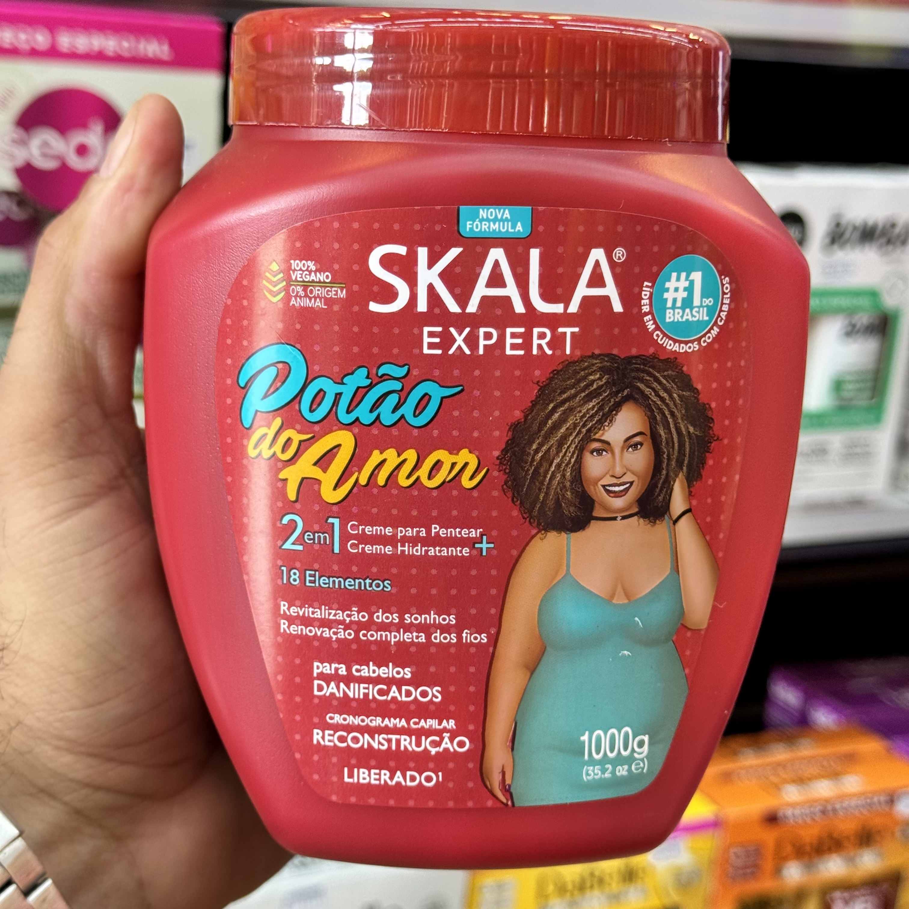 Creme Para Pentear Potão do Amor Skala 1Kg