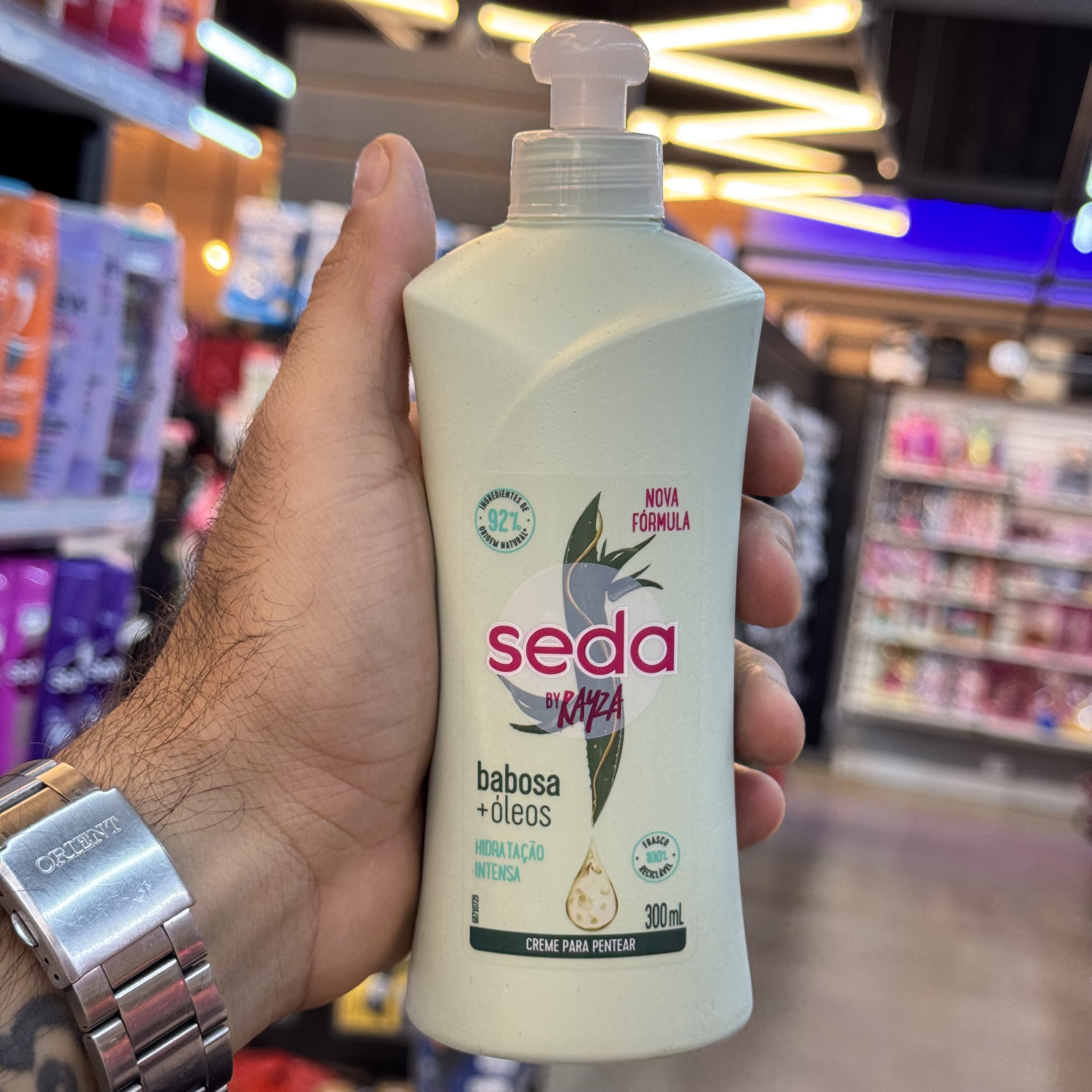 Creme Para Pentear Seda Babosa + Óleos