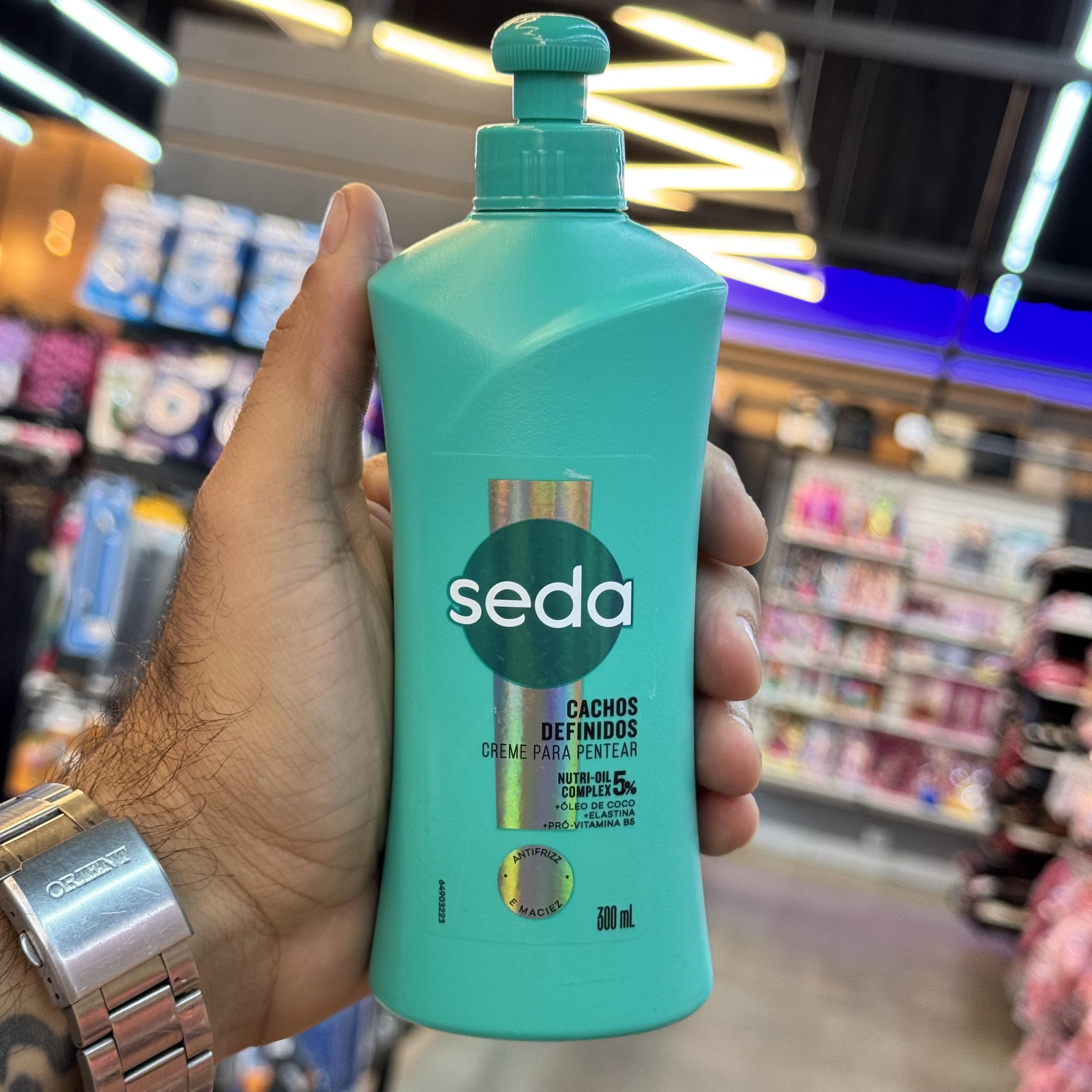 Creme Para Pentear Seda Cachos Definidos 300ml
