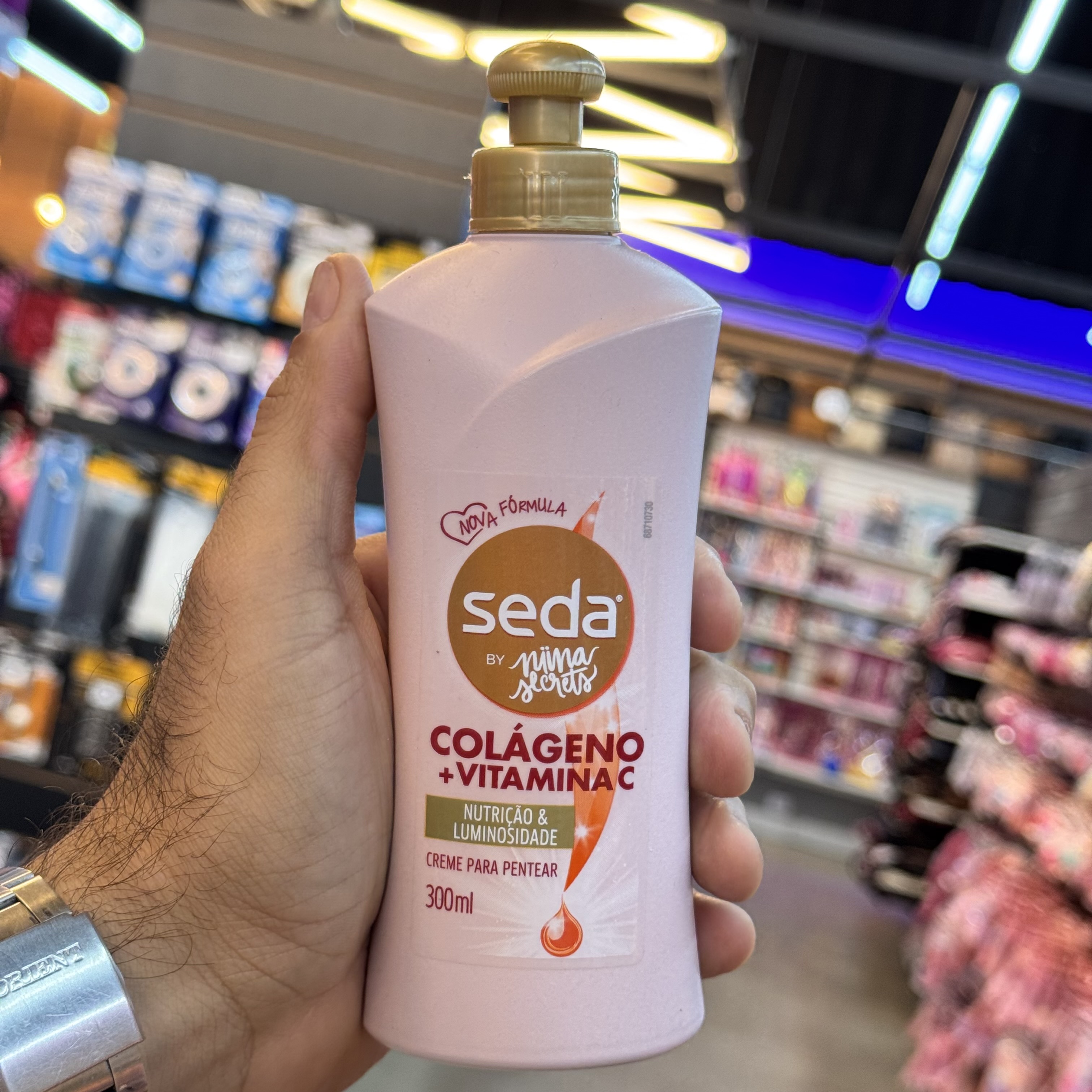 Creme Para Pentear Seda Colágeno e Vitamina C 300ml