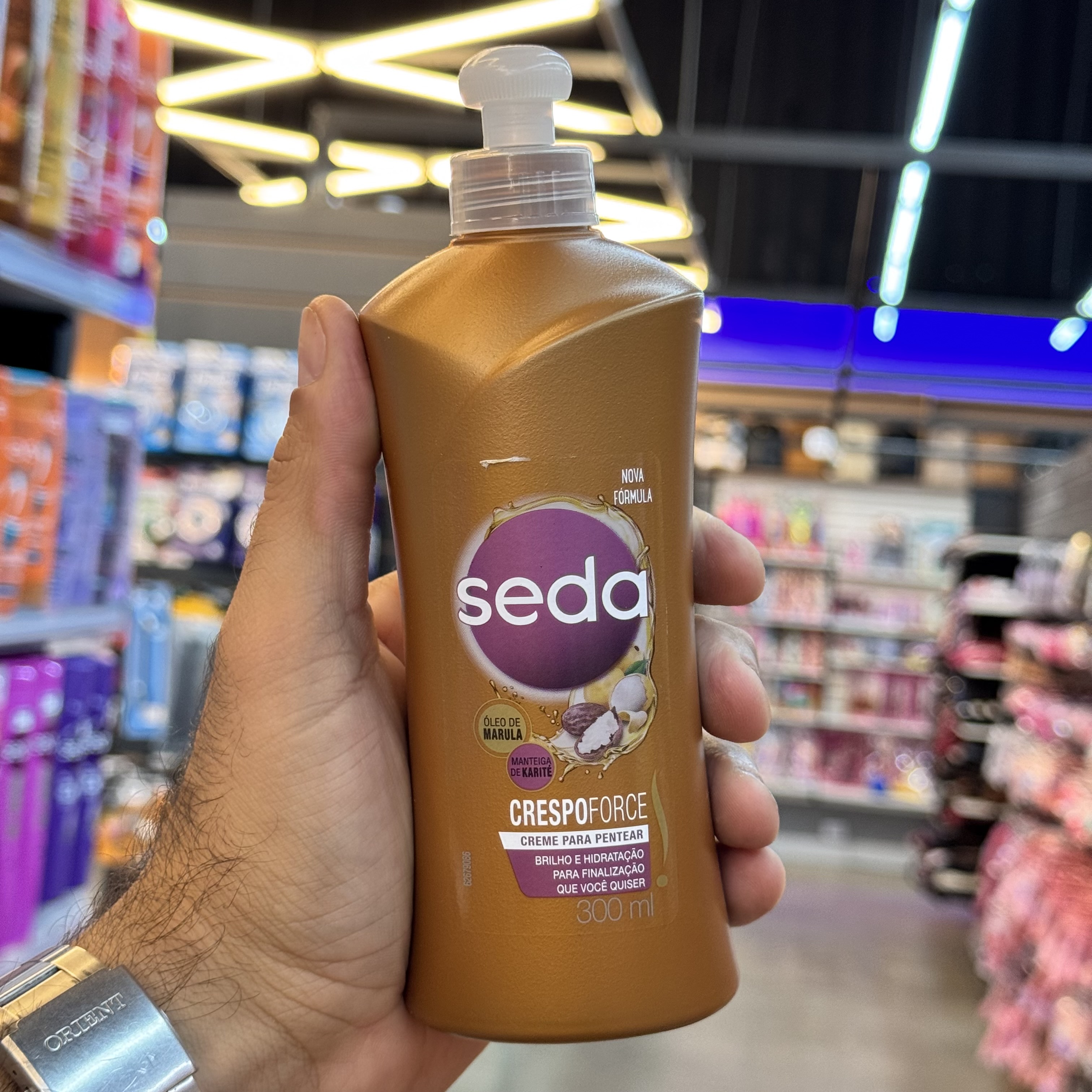 Creme Para Pentear Seda Crespo Force 300ml