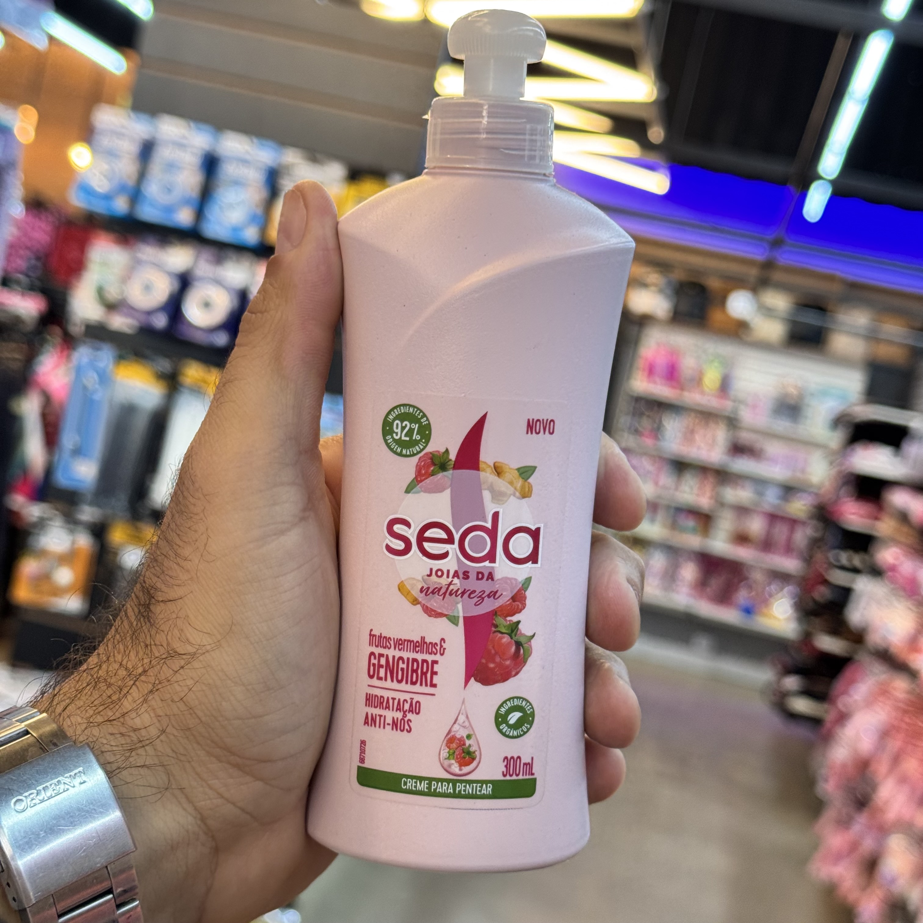 Creme Para Pentear Seda Frutas vermelhas e Gengibre