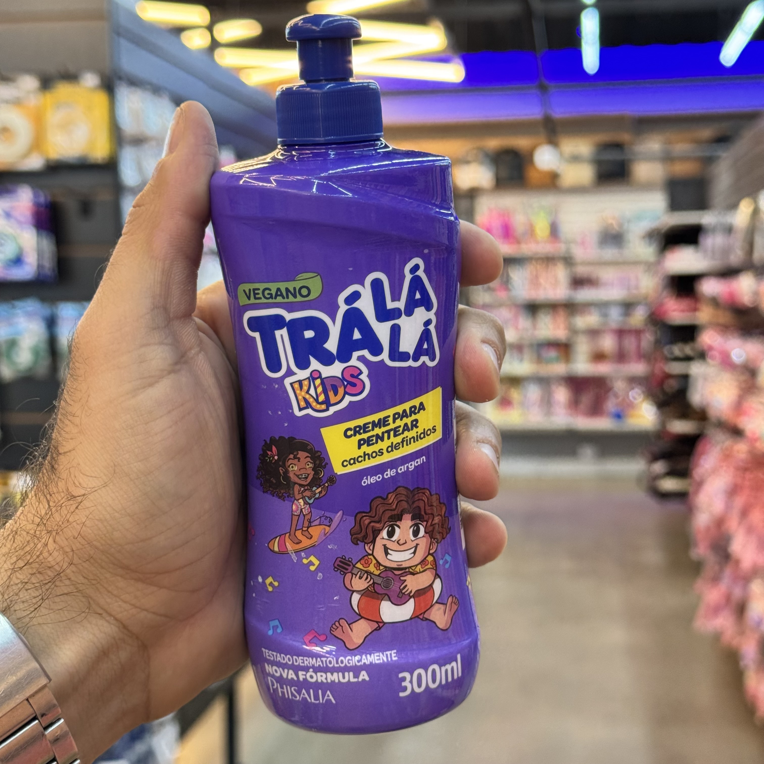 Creme Para Pentear Trá lá lá Kids Óleo de Argan 300ml