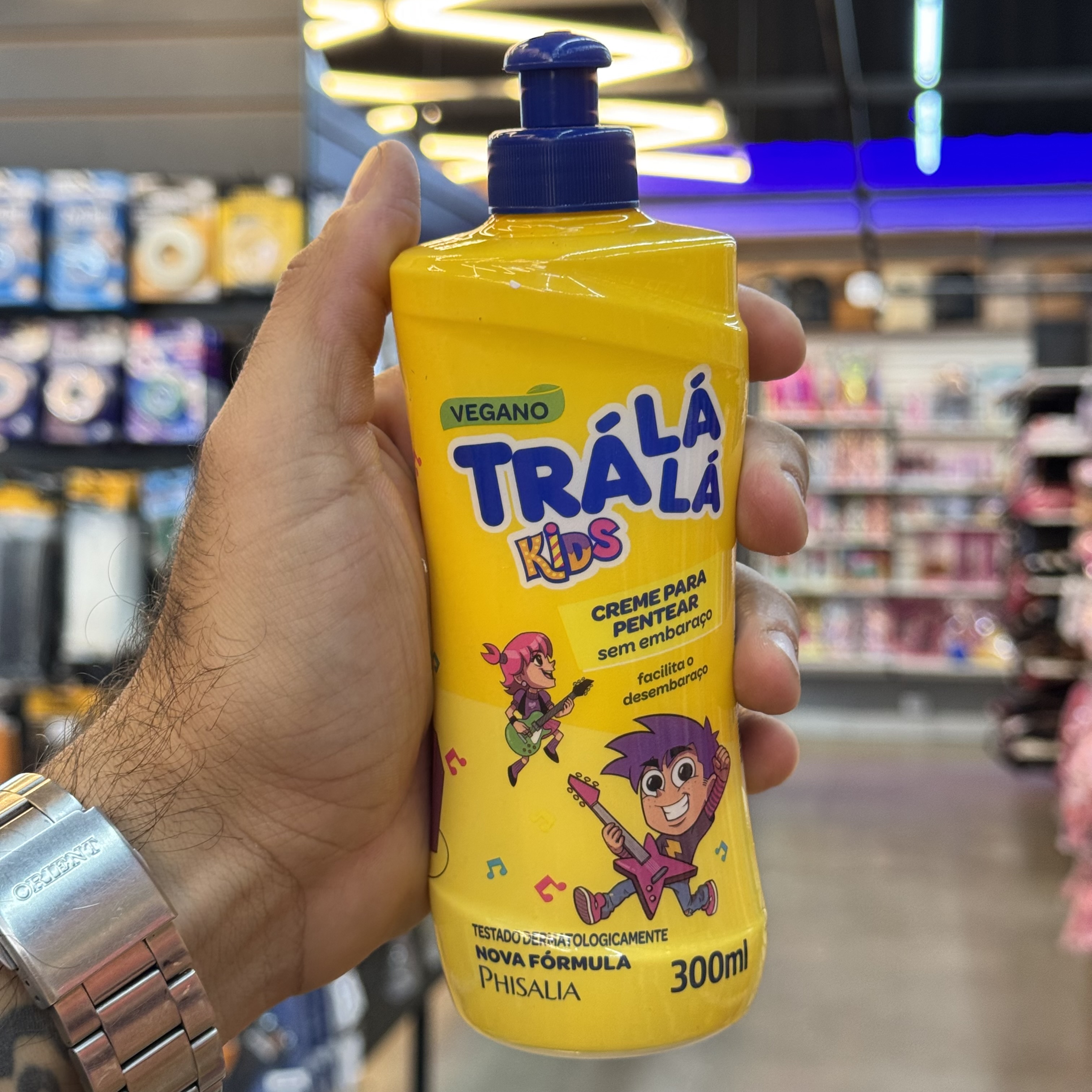 Creme Para Pentear Trá lá lá Kids Sem Embarasso 300ml