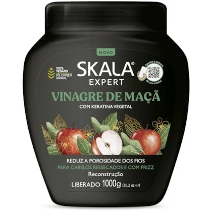 Creme Para Pentear Vinagre de Maçã Skala 1Kg