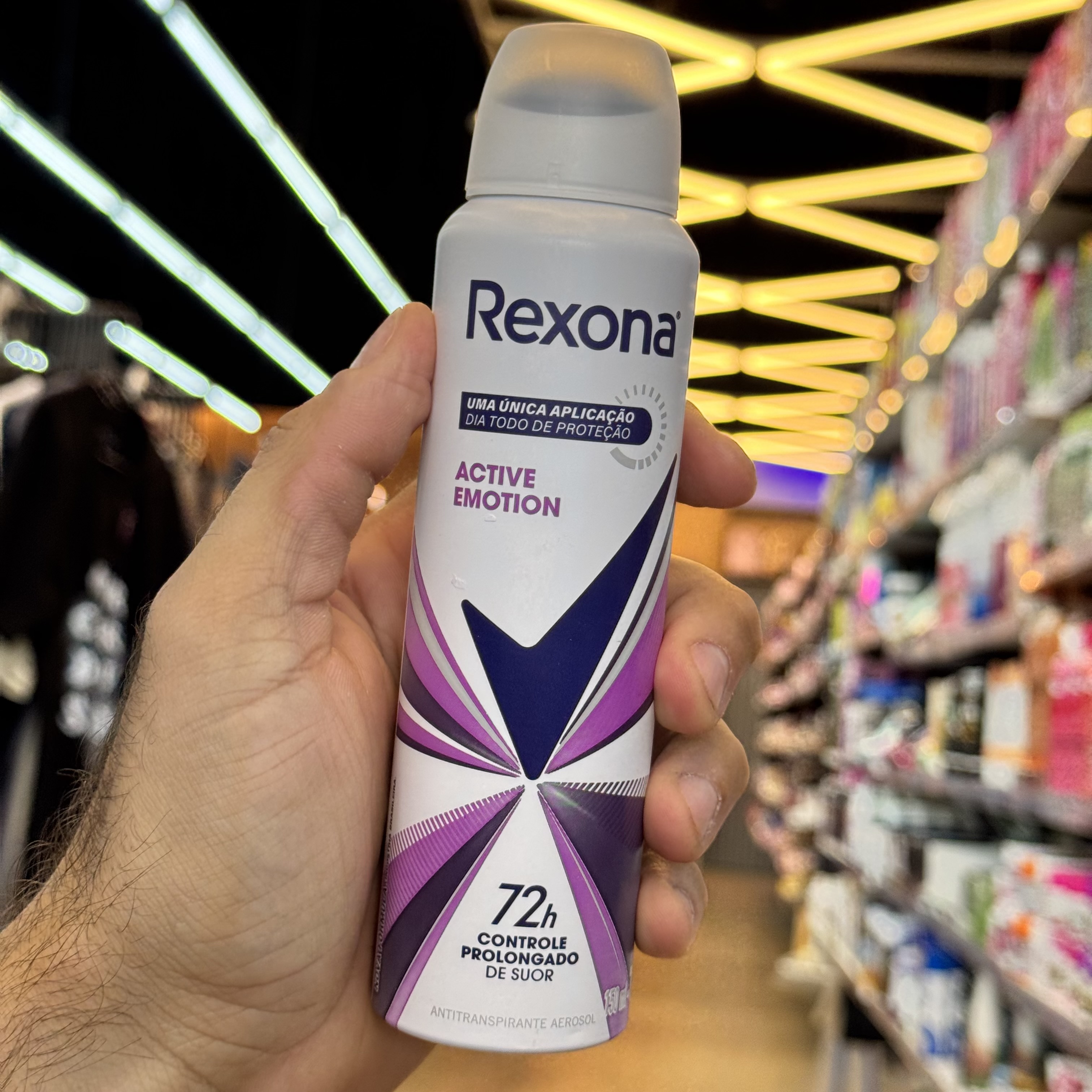 DESODORANTE AEROSOL REXONA FEMININO ACTIVE EMOTION 90GR