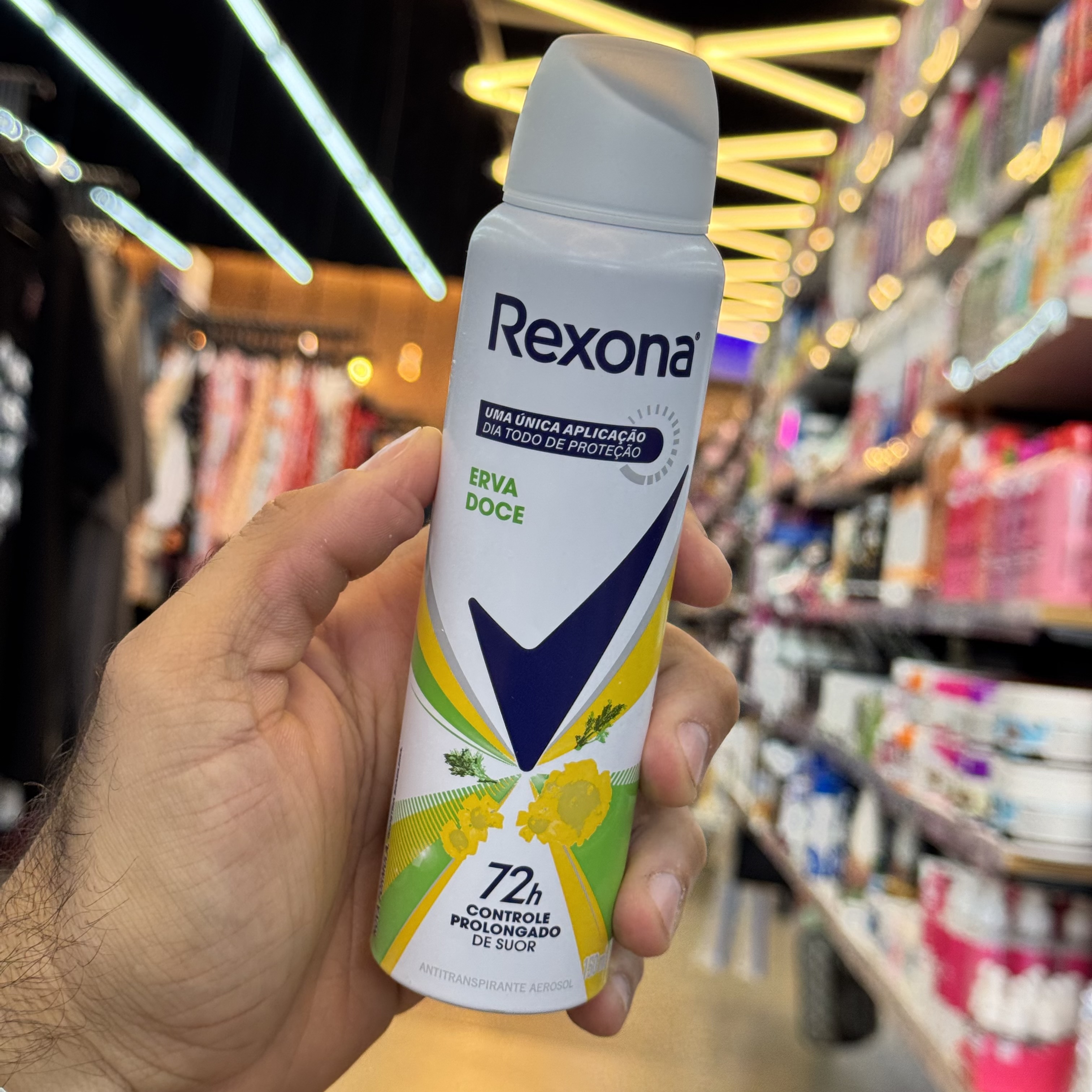 DESODORANTE AEROSOL REXONA FEMININO ERVA DOCE 1X90GR