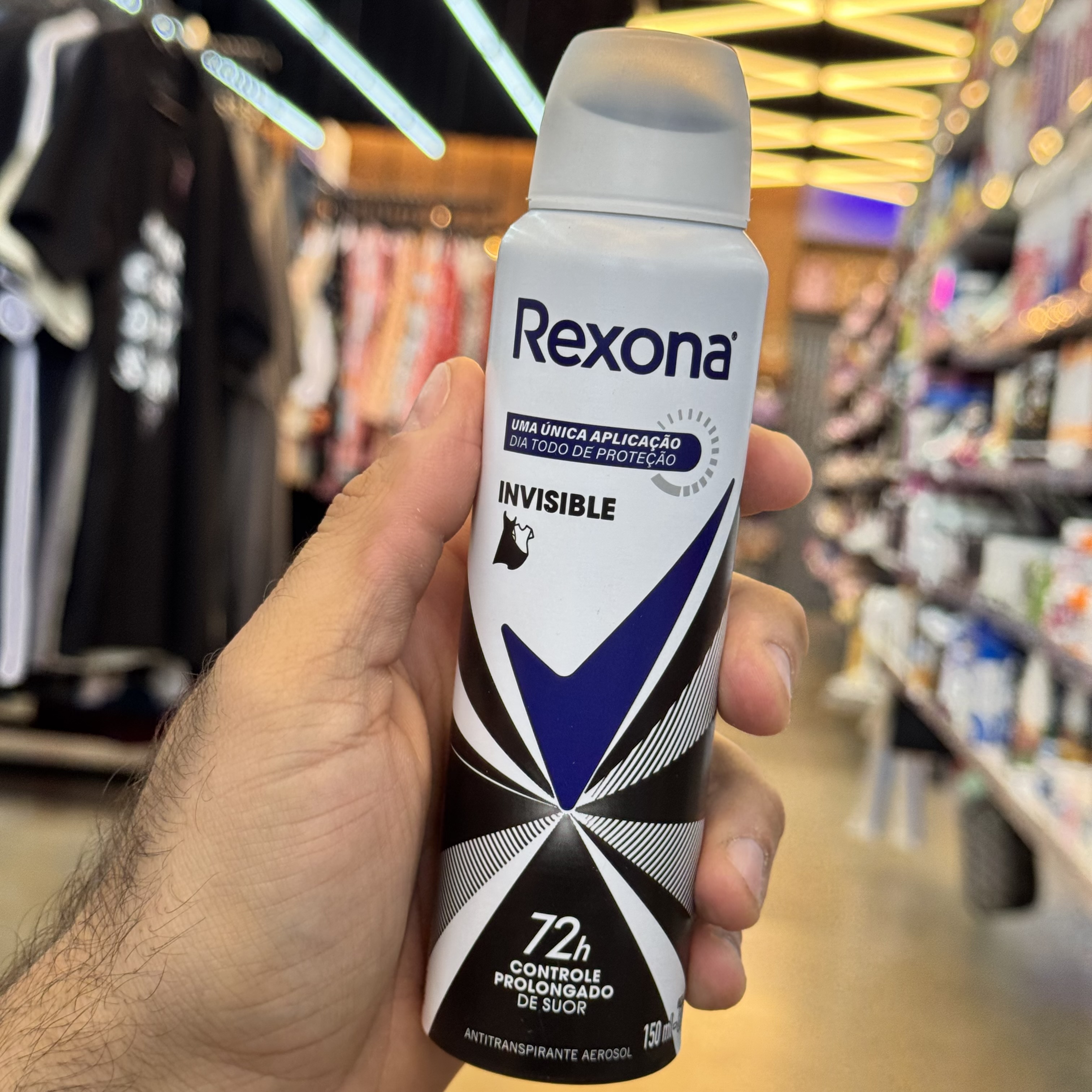 DESODORANTE AEROSOL REXONA FEMININO INVISIBLE 1X90GR