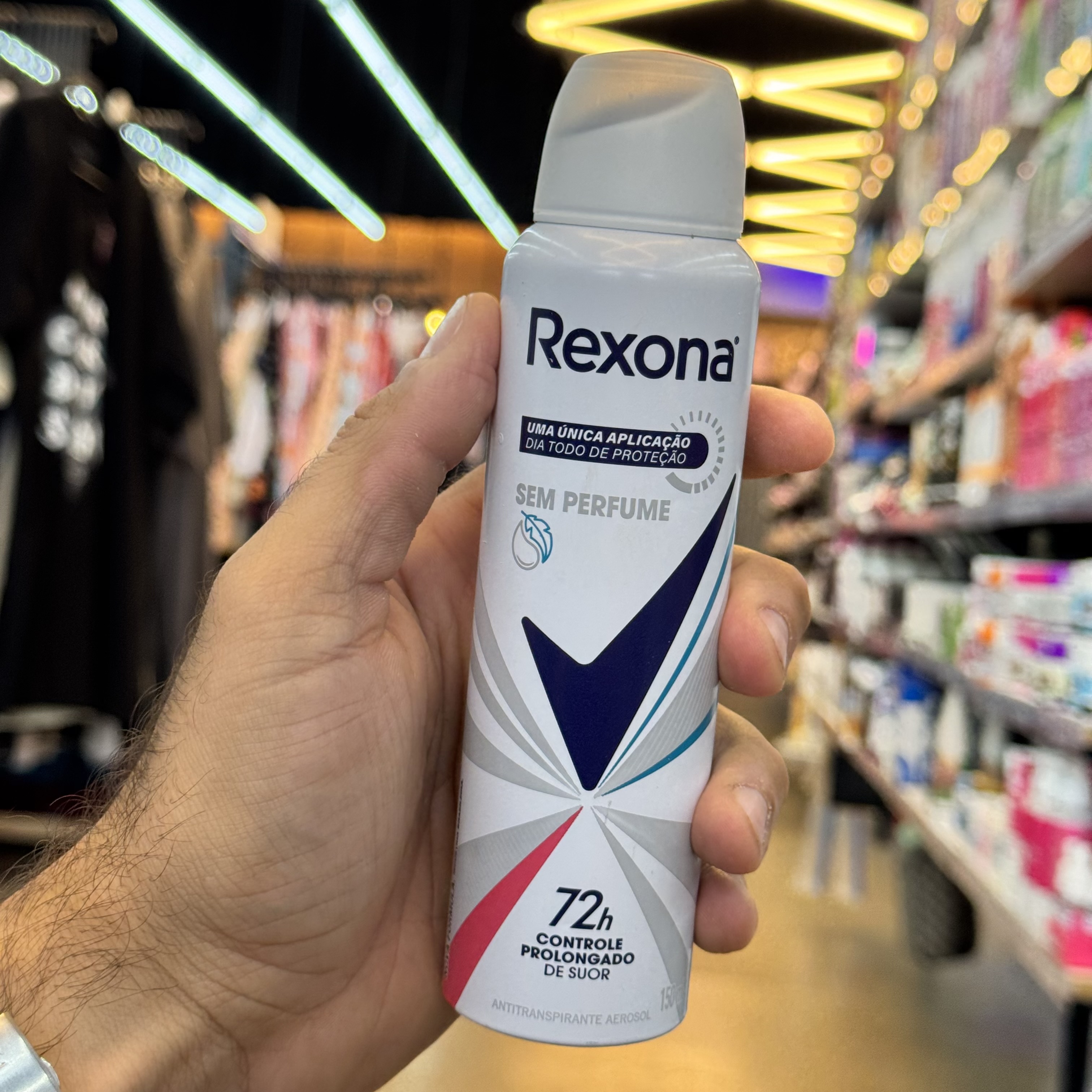 DESODORANTE AEROSOL REXONA FEMININO SEM PERFUME 1X90GR