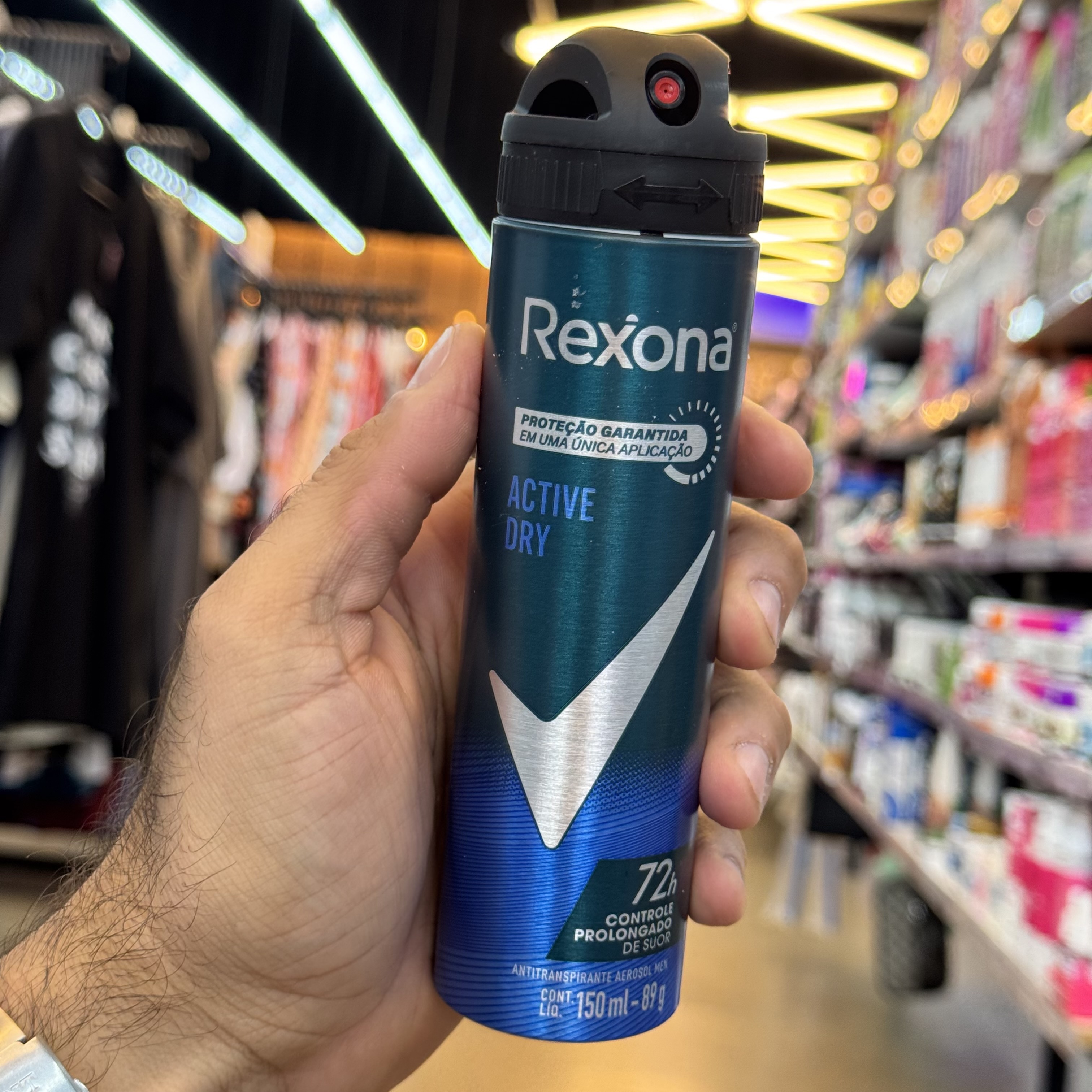 DESODORANTE AEROSOL REXONA MASCULINO ACTIVE 1X90GR