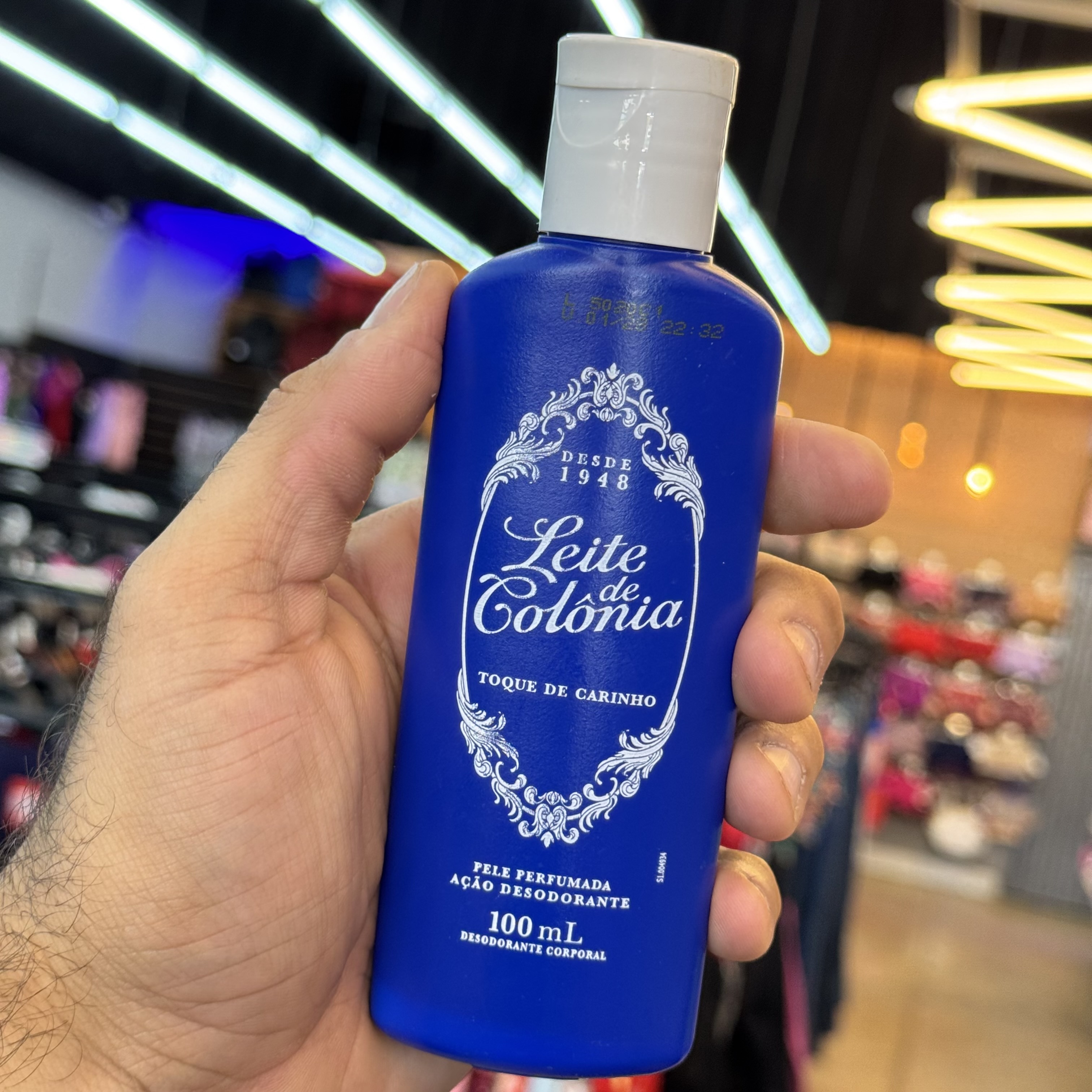 Desodorante Corporal Leite de Colônia Toque de Carinho 100ml