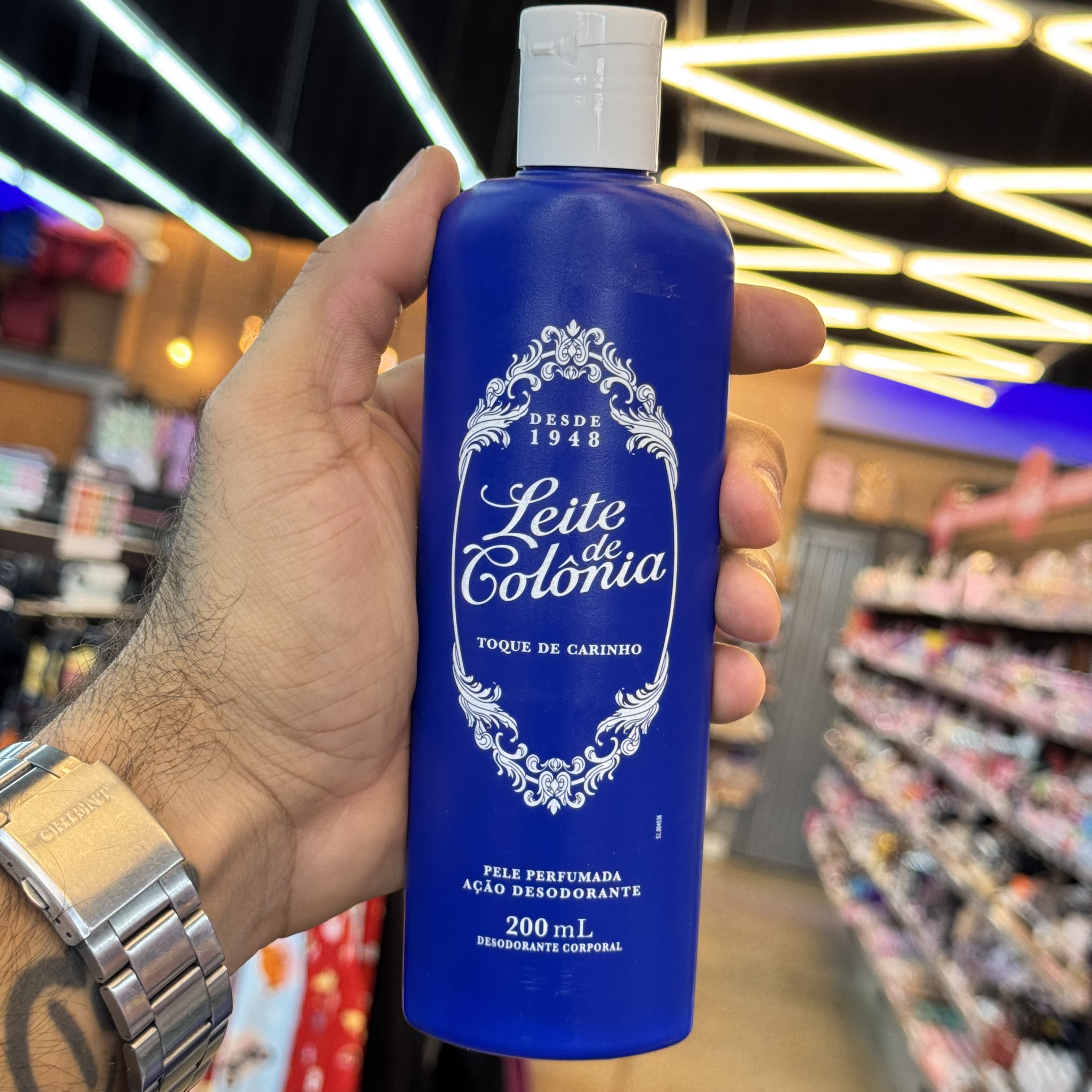 Desodorante Corporal Leite de Colônia Toque de Carinho 200ml