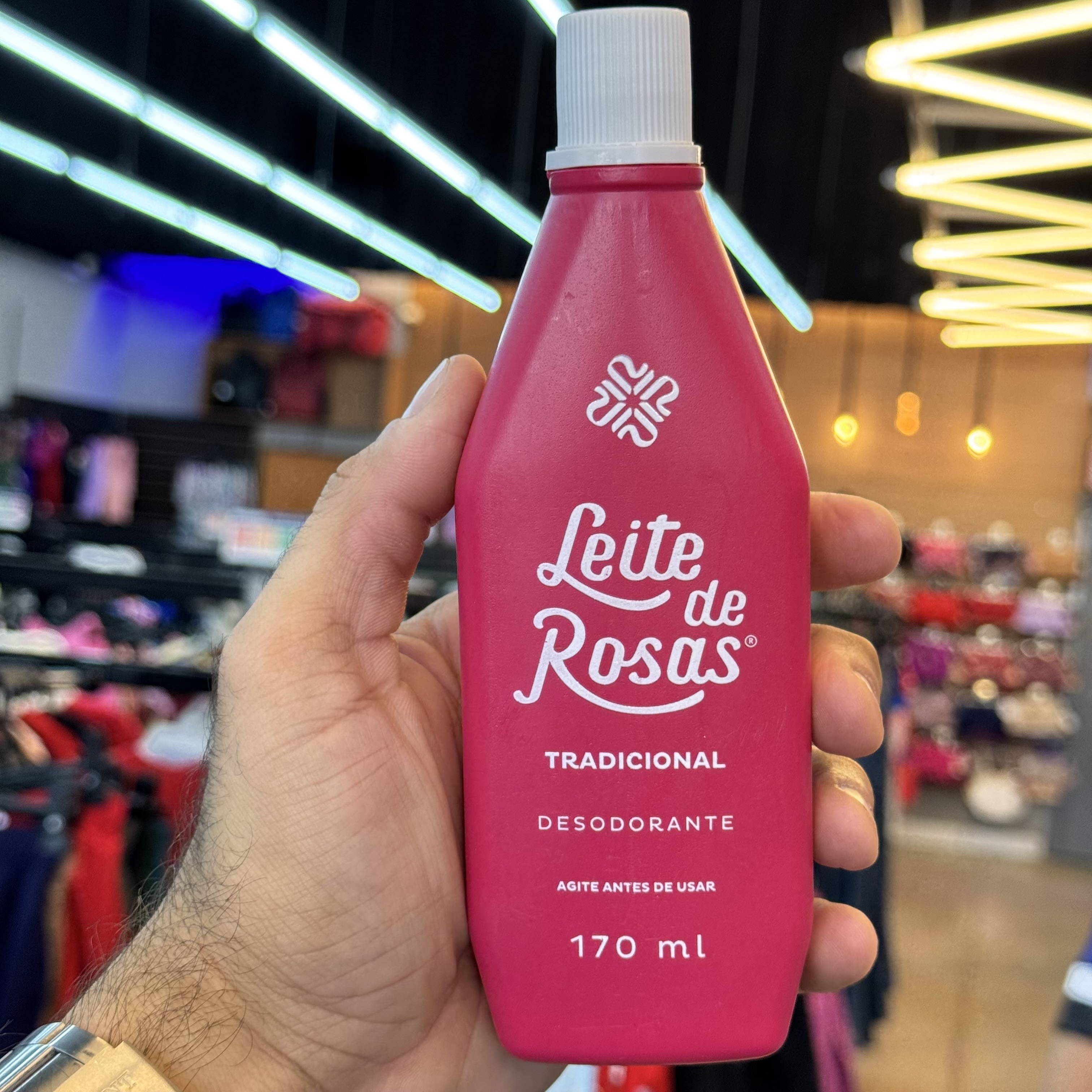 Desodorante Corporal Leite de Rosas Tradicional 170ml