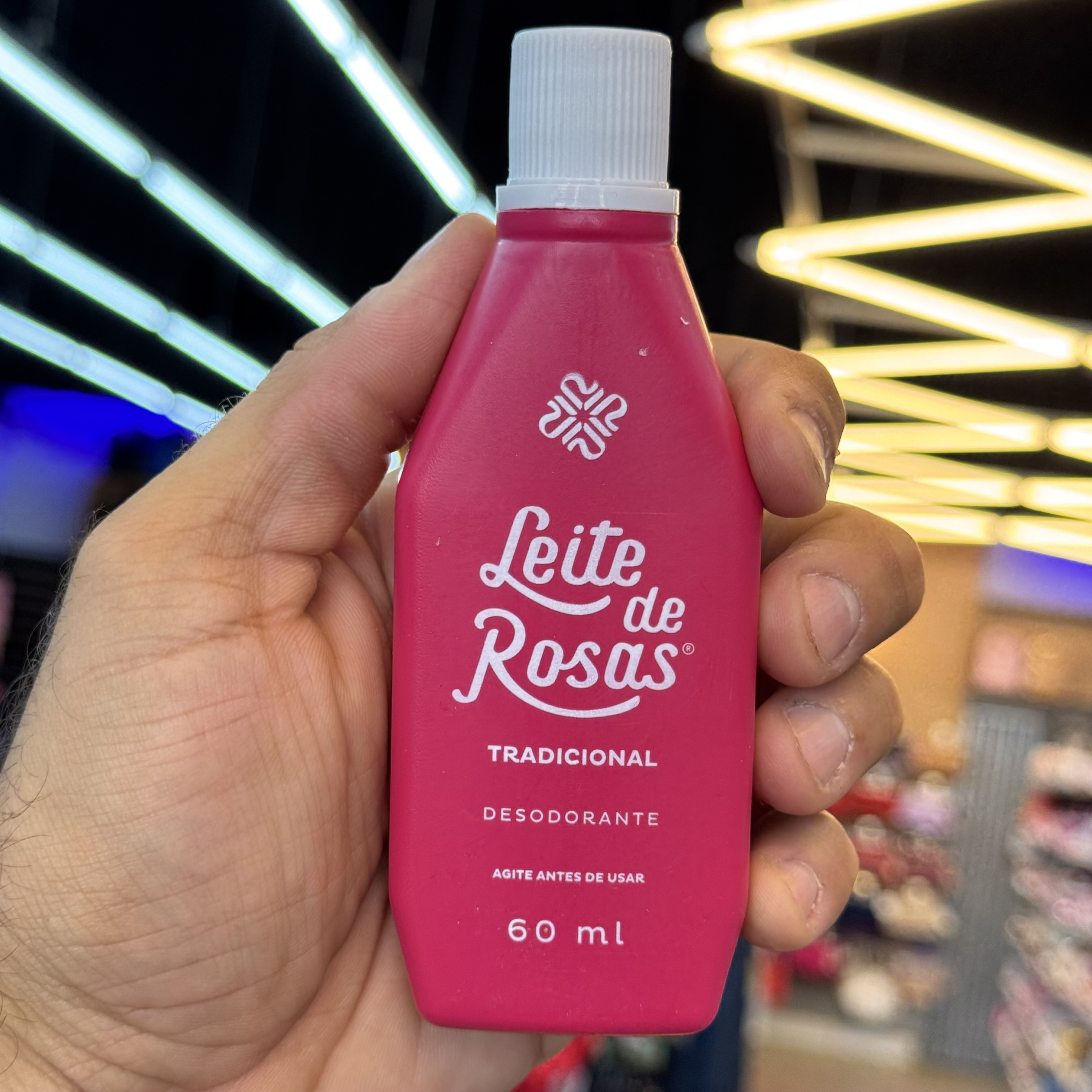 Desodorante Corporal Leite de Rosas Tradicional 60ml