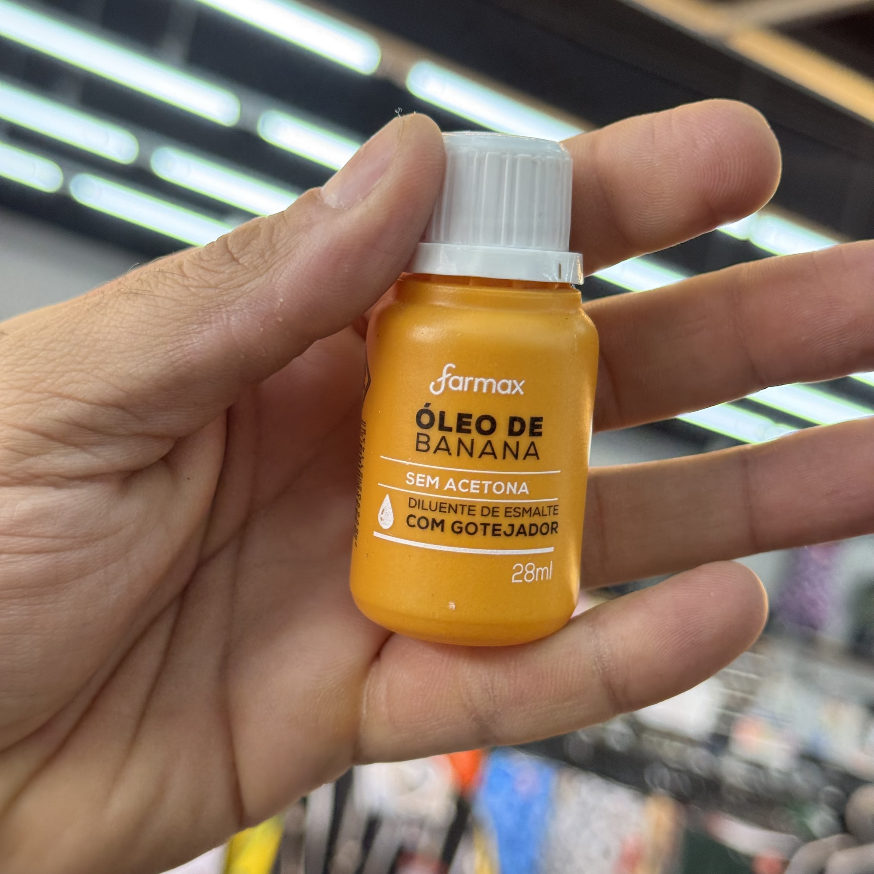 Diluente de Esmalte Óleo de Banana Farmax 28ml