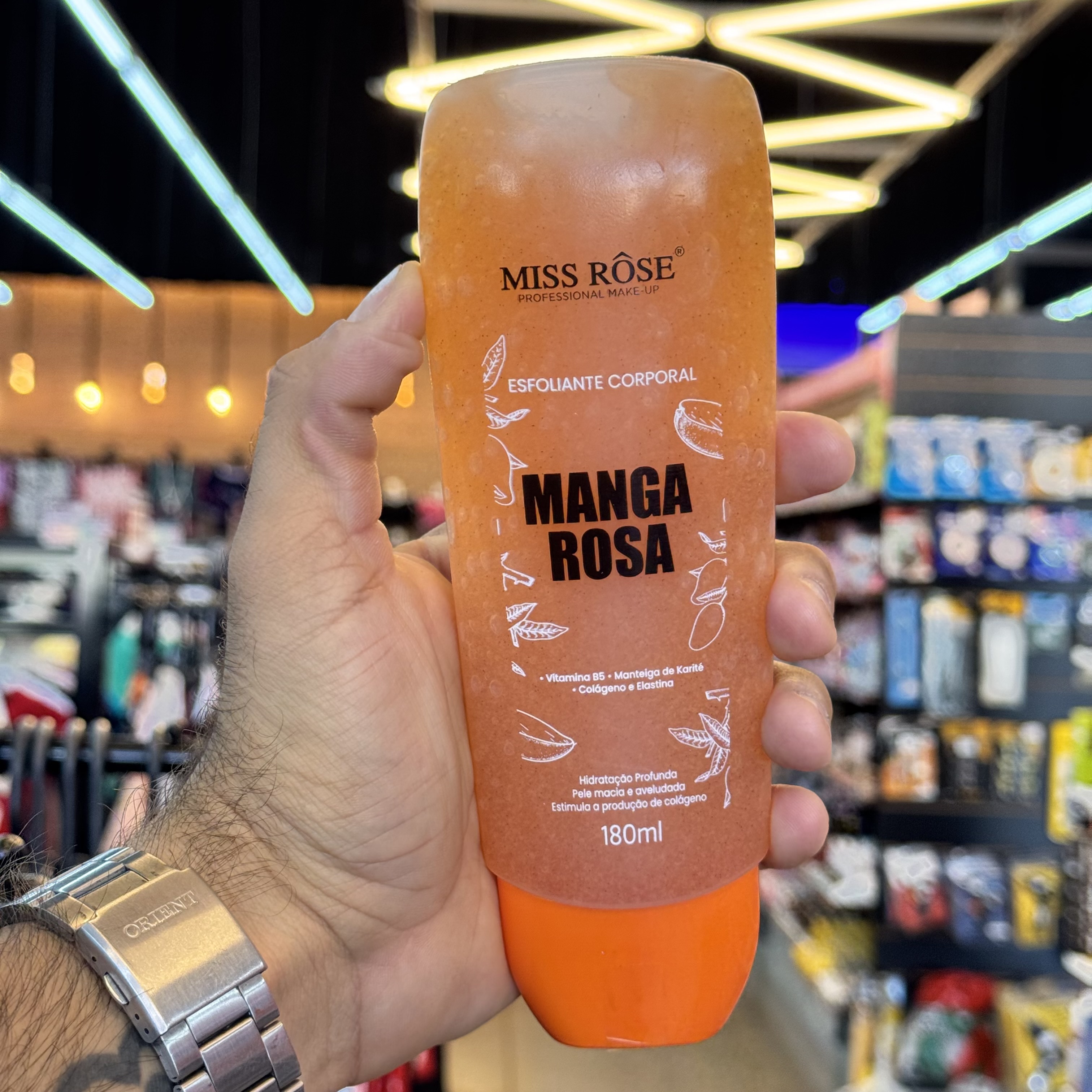 Esfoliante Corporal Miss Rosê Manga Rosa 180ml