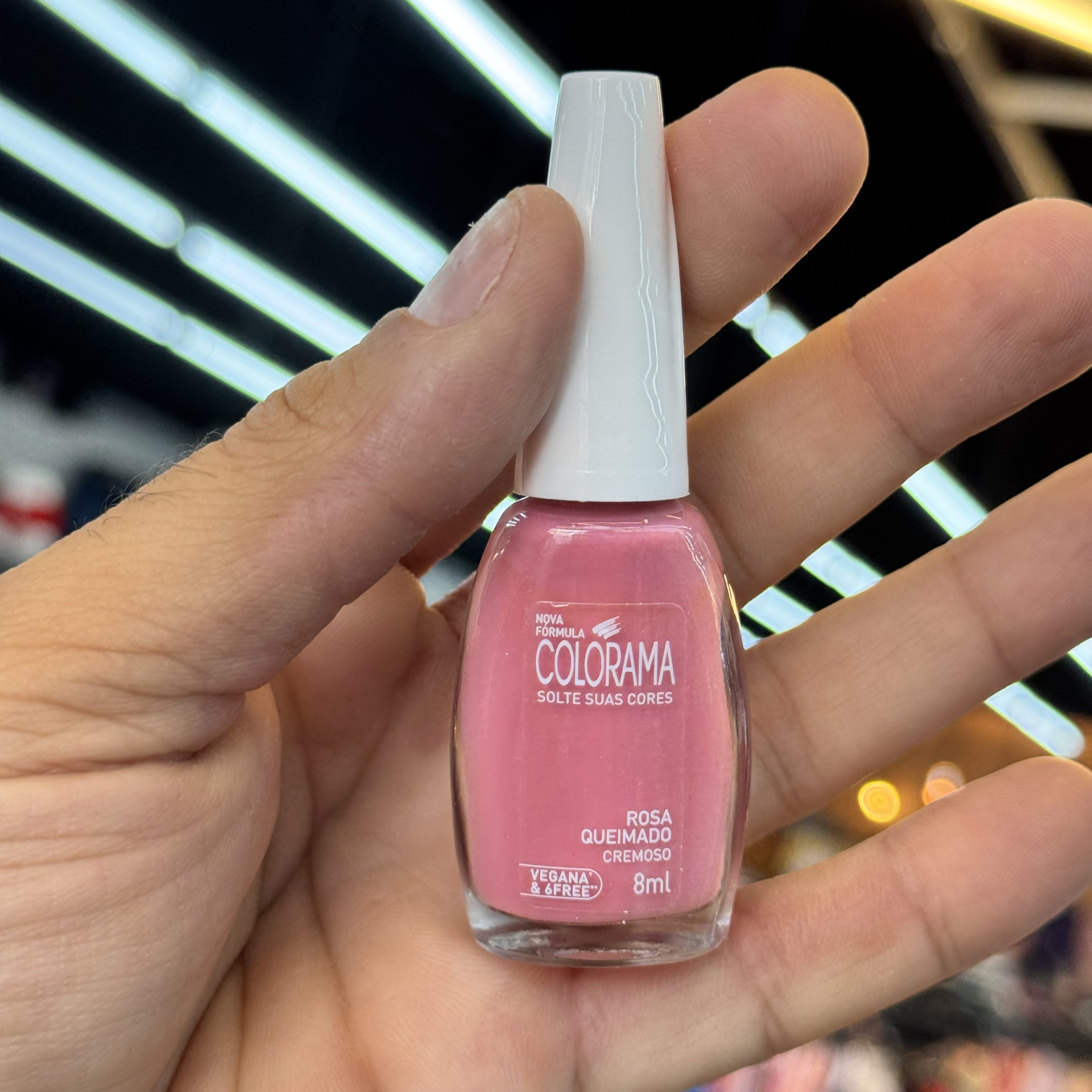 ESMALTE COLORAMA NUDE ROSA QUEIMADO 