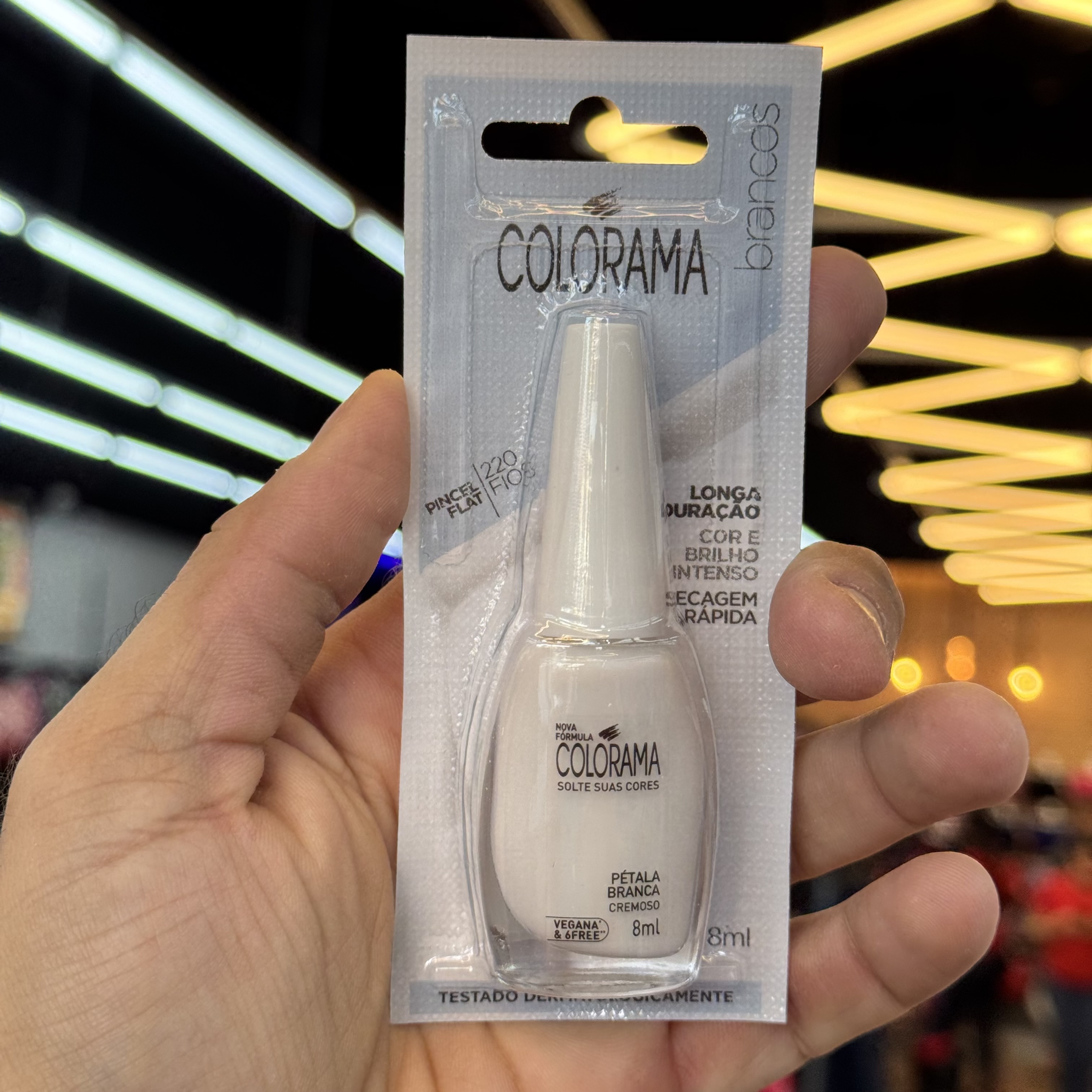 Esmalte Colorama Pétala Branca Cremoso 8ml