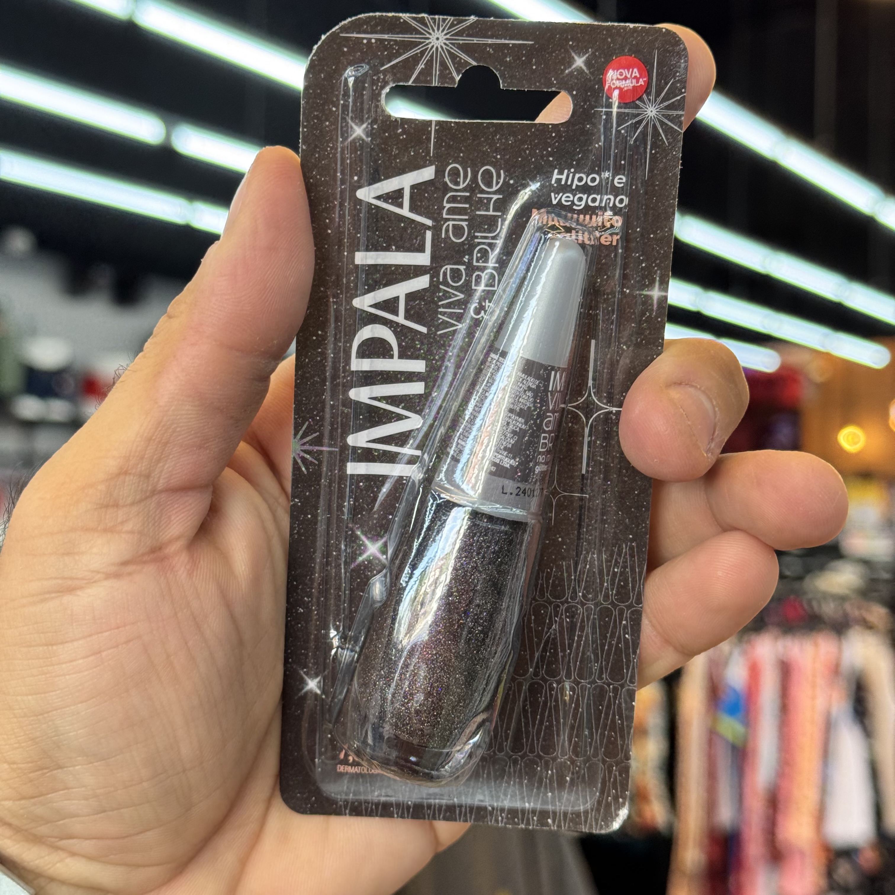 Esmalte Impala Na Mira 3D Glitter 7,5ml