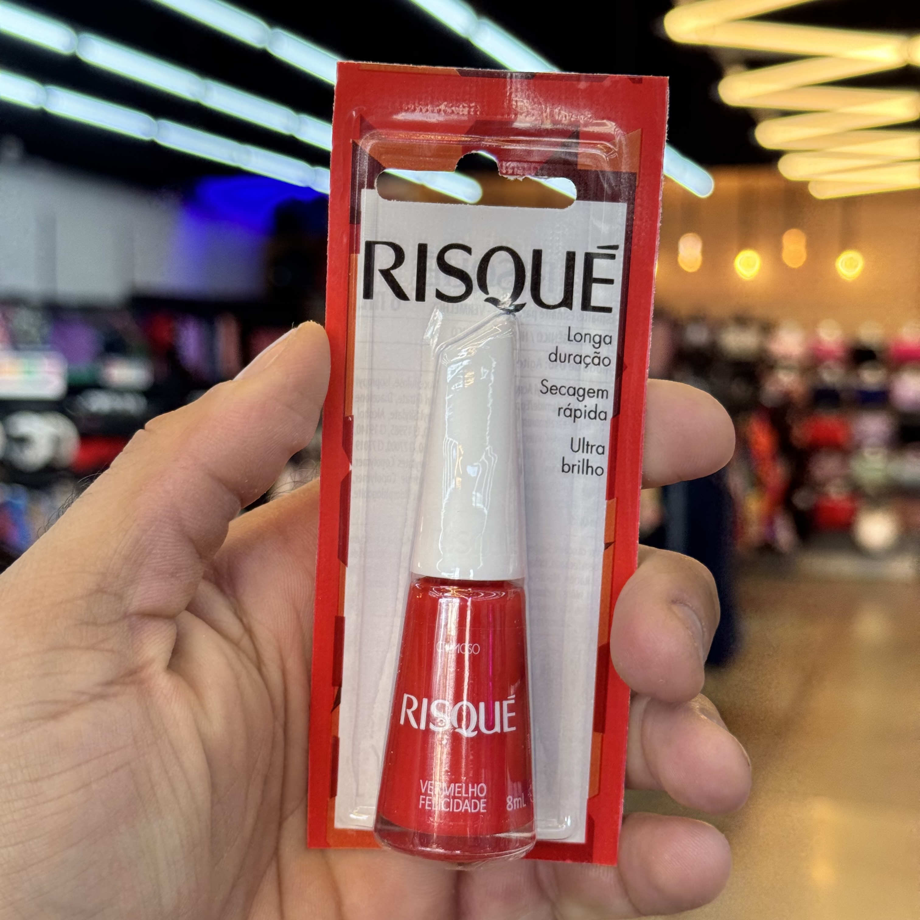 Esmalte Risqué Vermelho Falicidade Cremoso 8ml